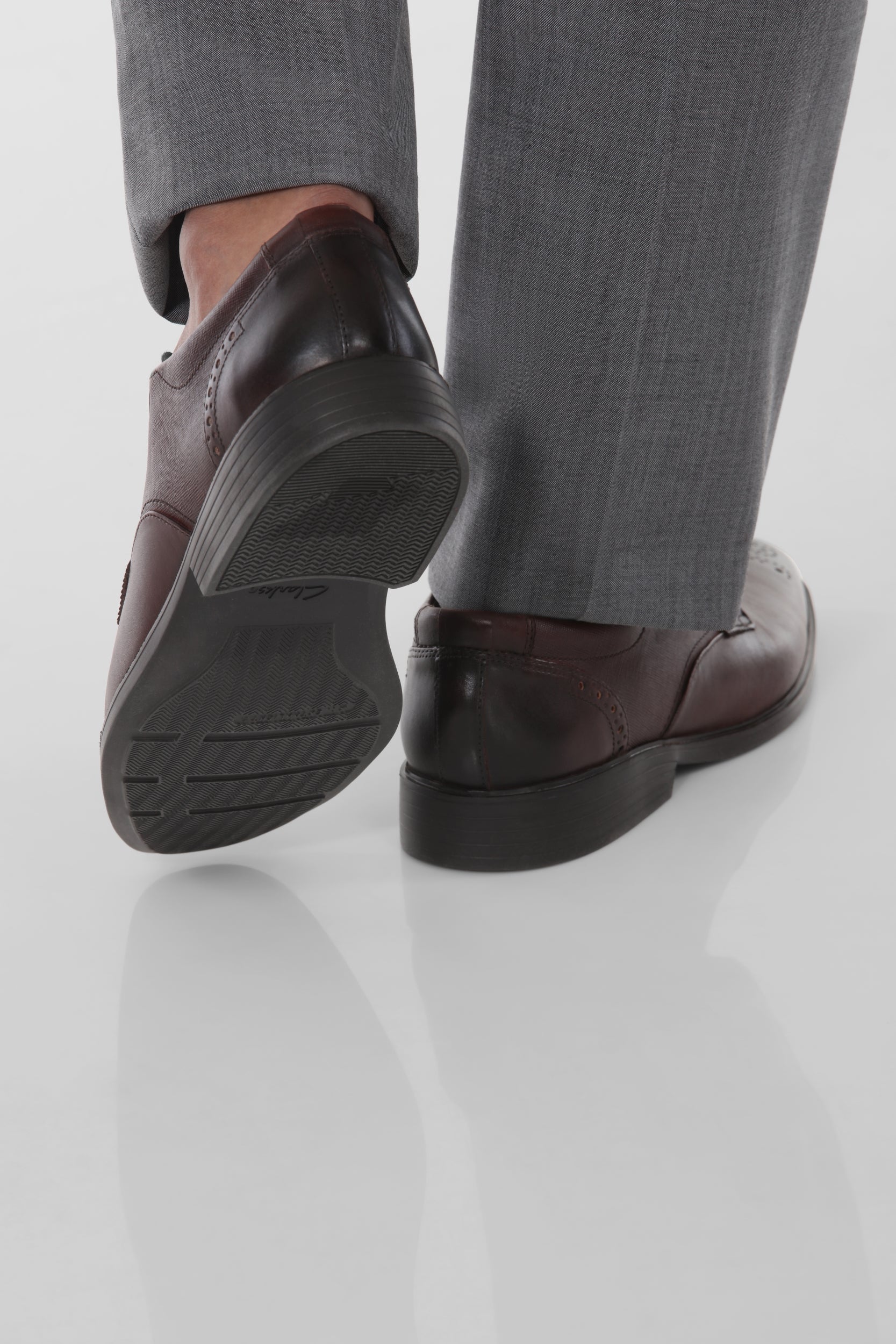 Brogue Medallion Cap Toe Derby Shoe