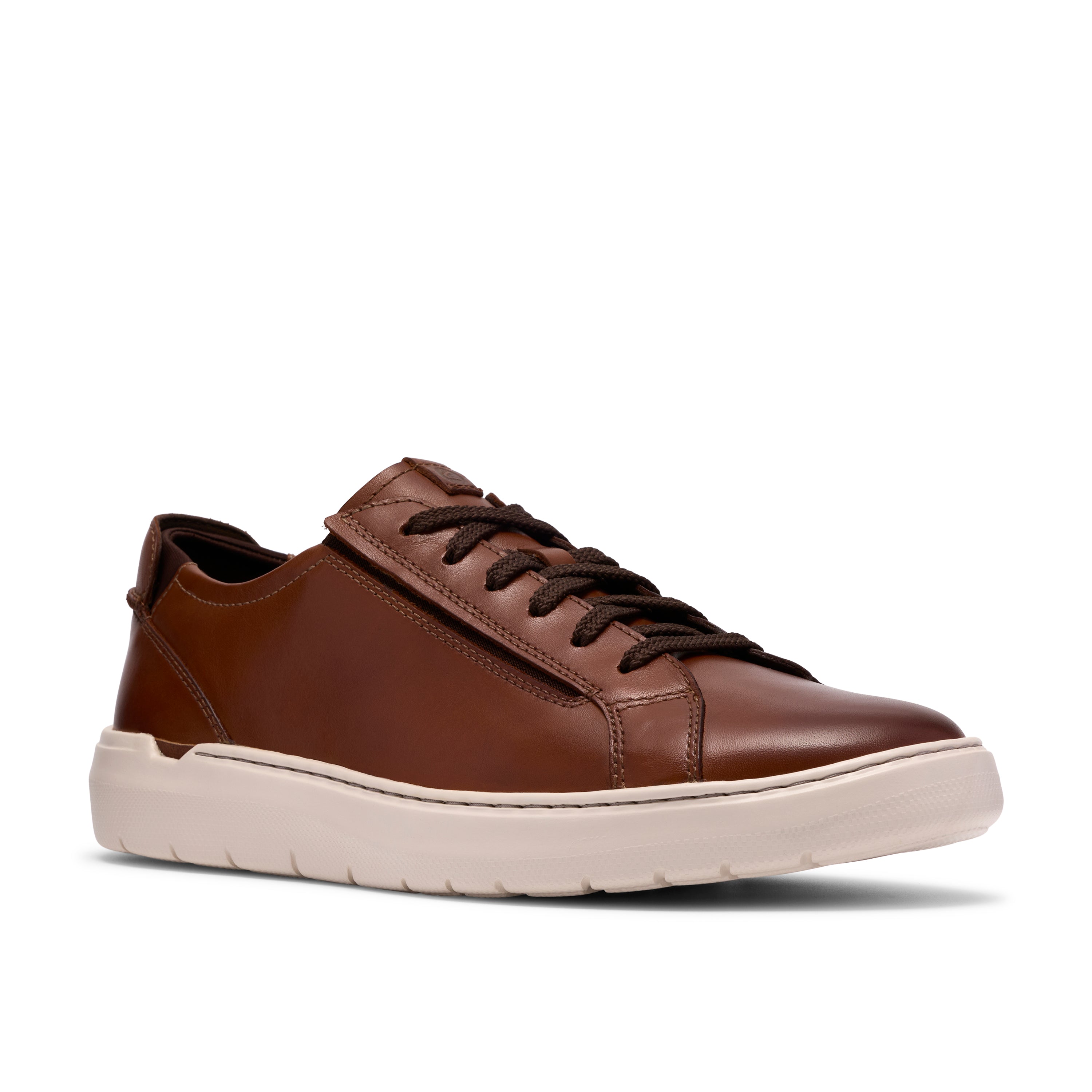 Flexwell Lace Tan Leather Sneakers