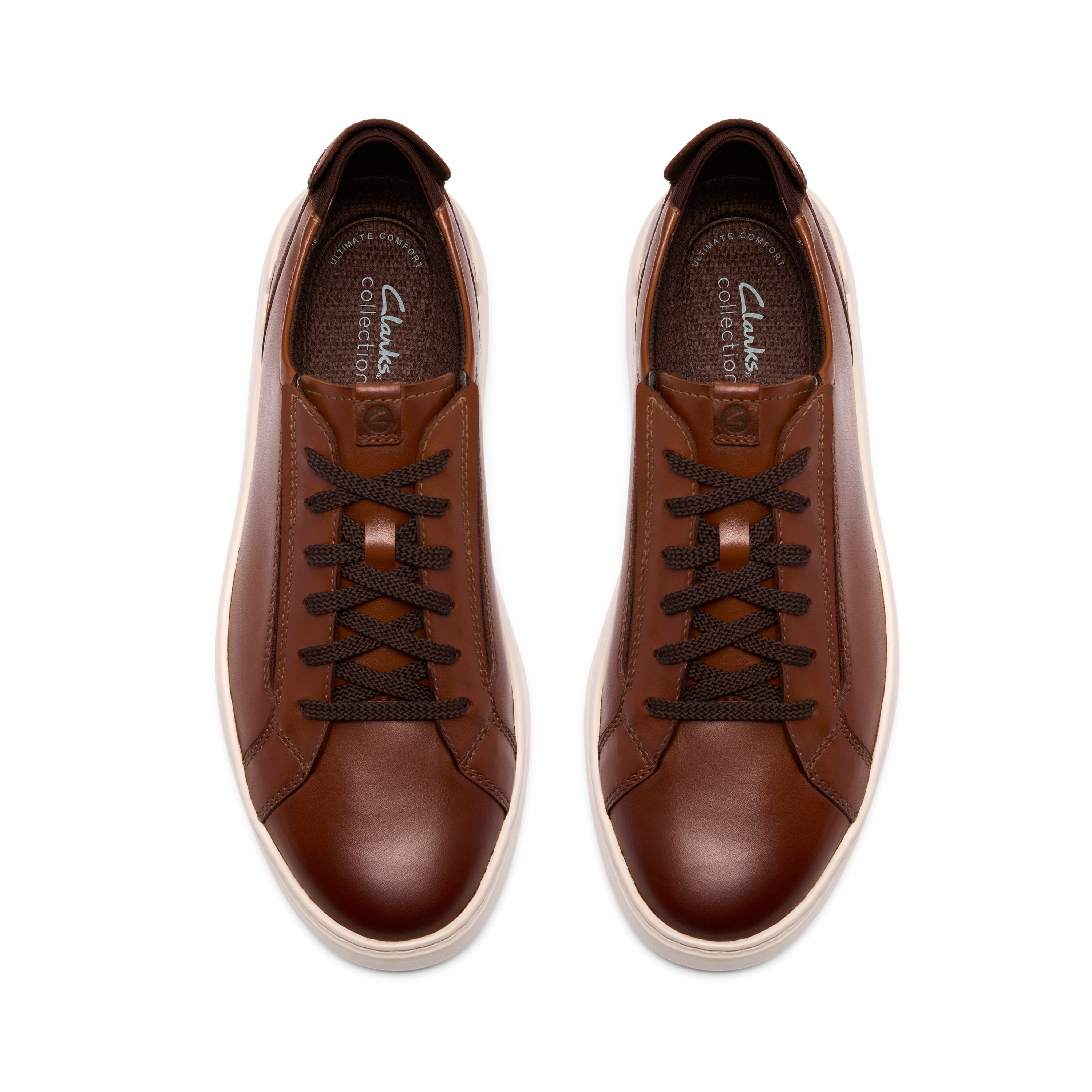 Flexwell Lace Tan Leather Sneakers