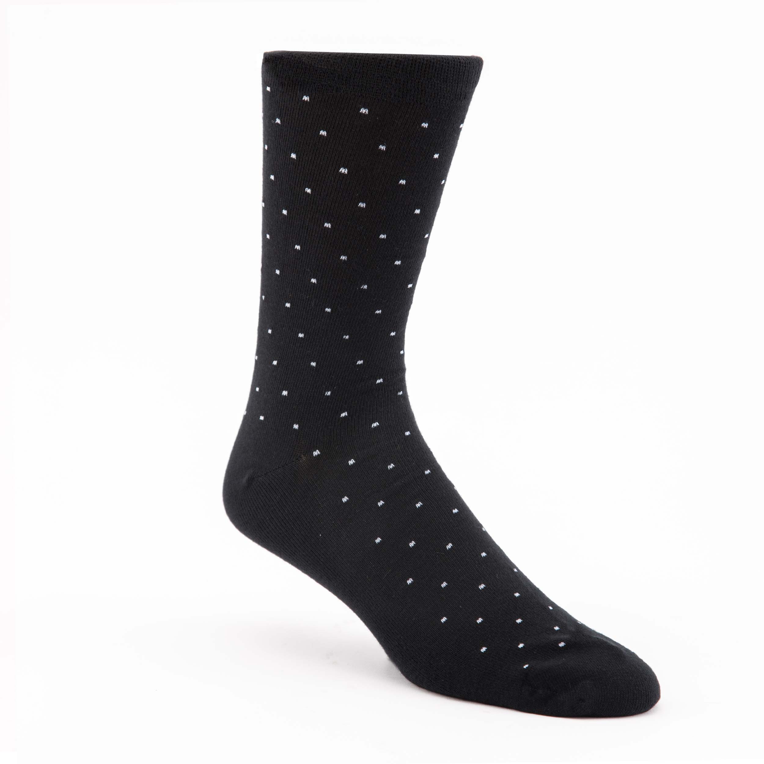 Classic Cotton Blend Dotted Crew Sock