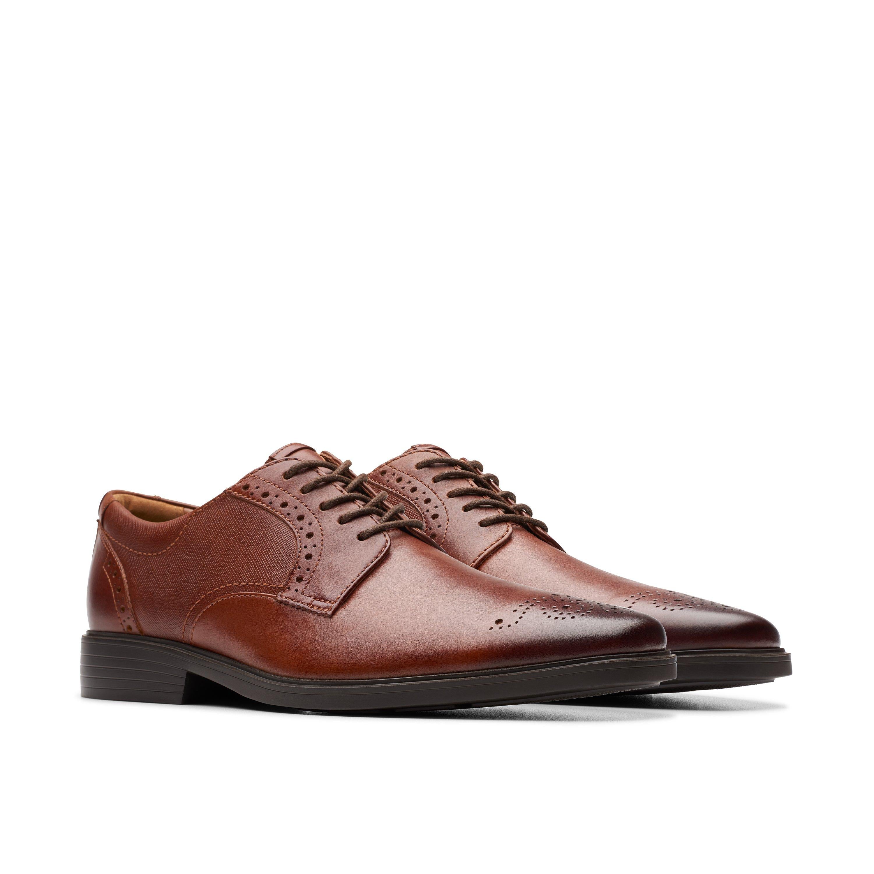 Brogue Medallion Cap Toe Derby Shoe