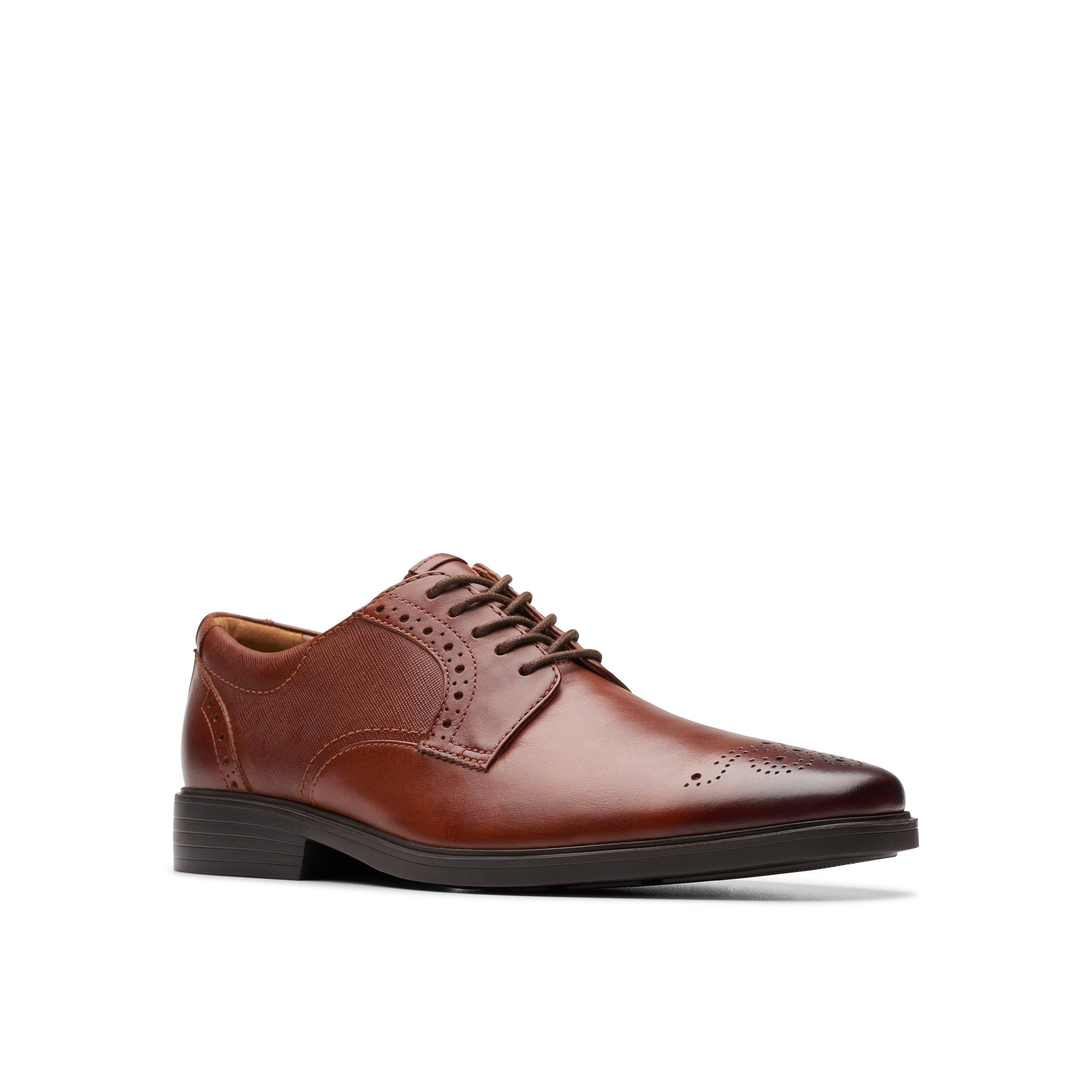 Brogue Medallion Cap Toe Derby Shoe