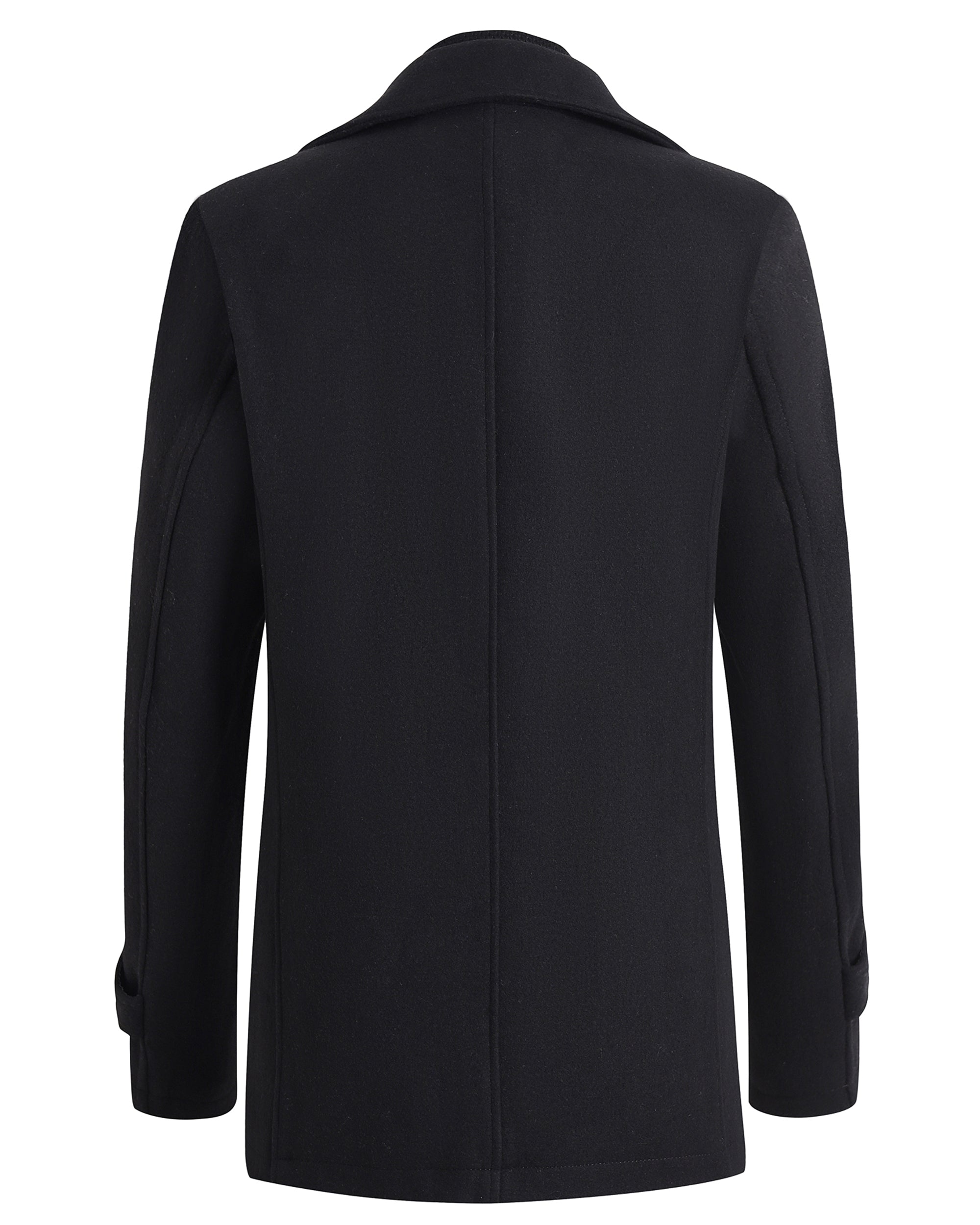 Modern Wool Blend Tailored Overcoat