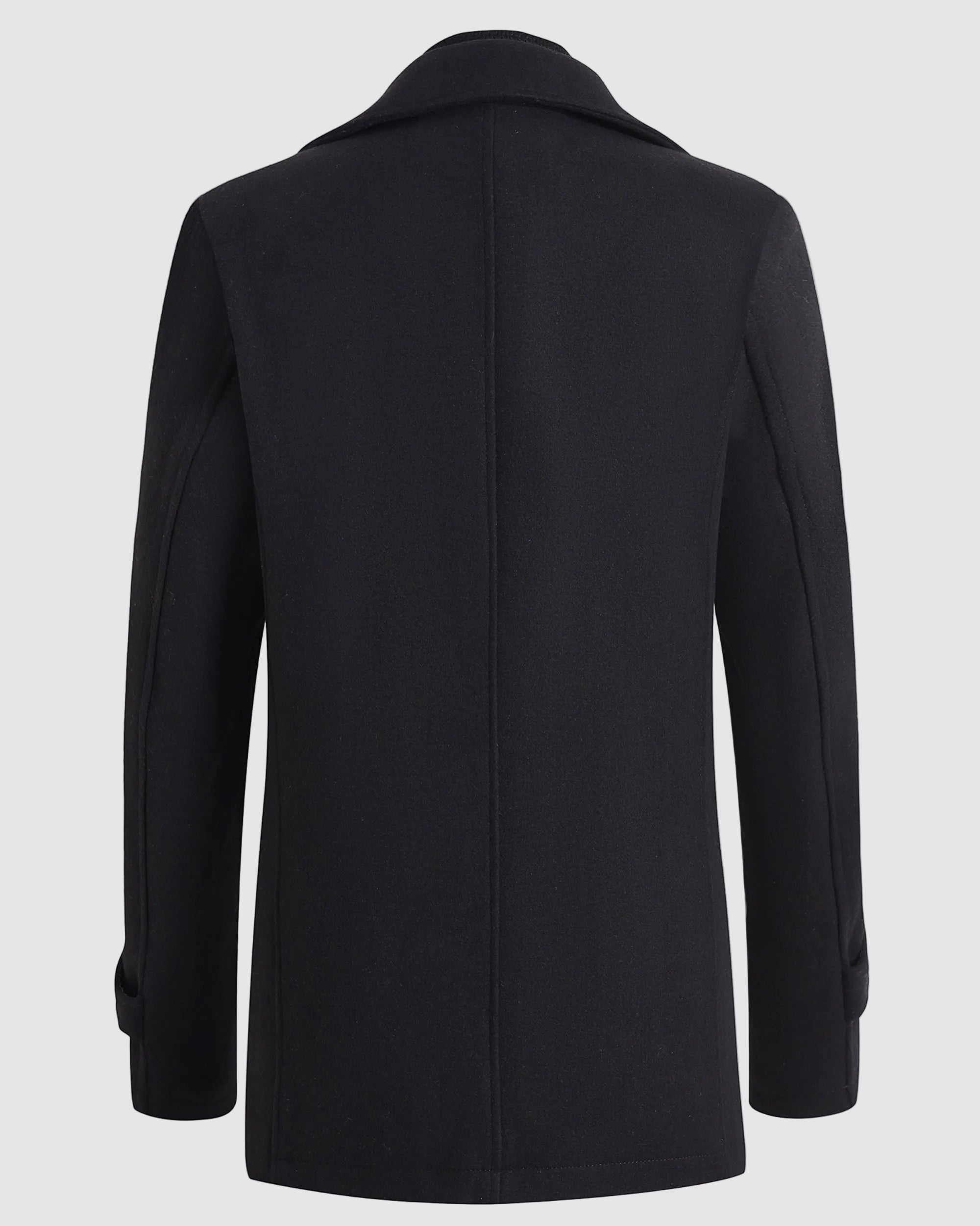 Modern Wool Blend Tailored Overcoat