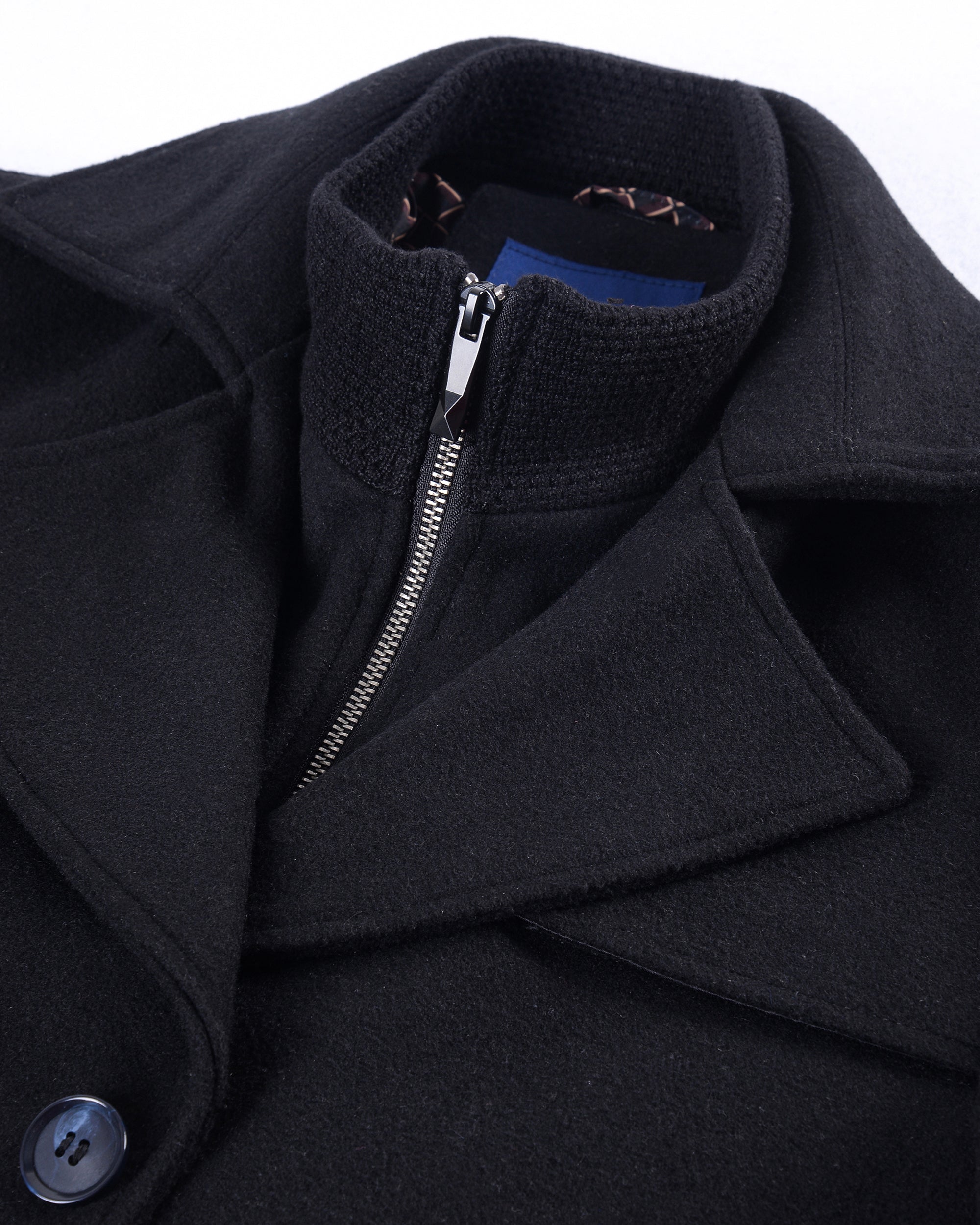 Modern Wool Blend Tailored Overcoat