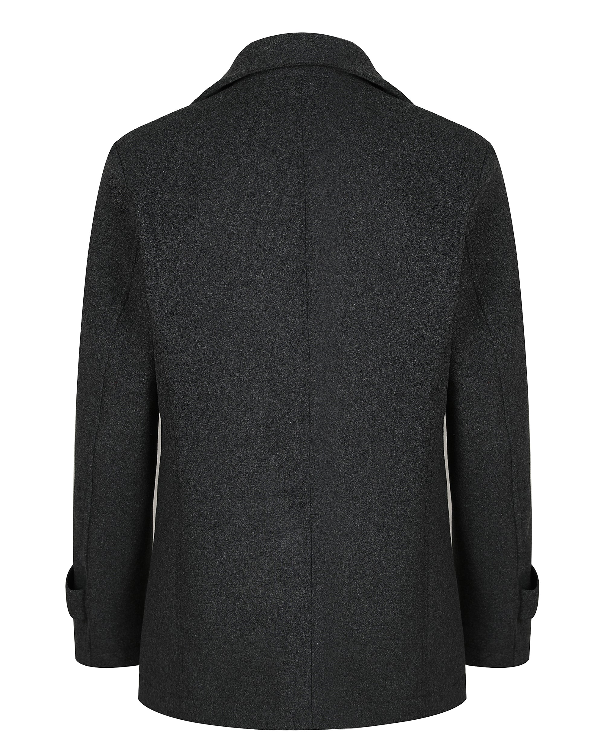 Modern Wool Blend Tailored Overcoat