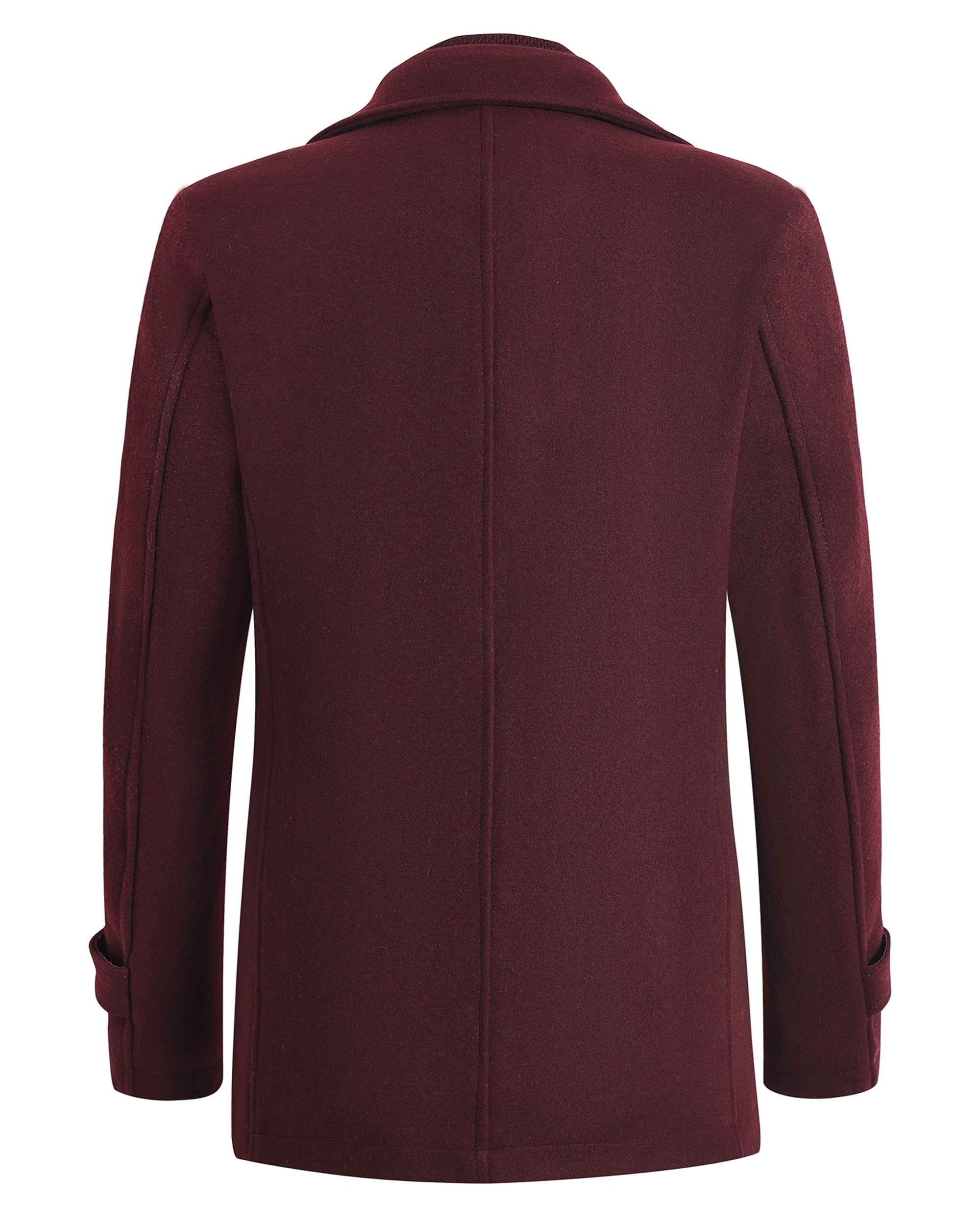 Modern Wool Blend Tailored Overcoat