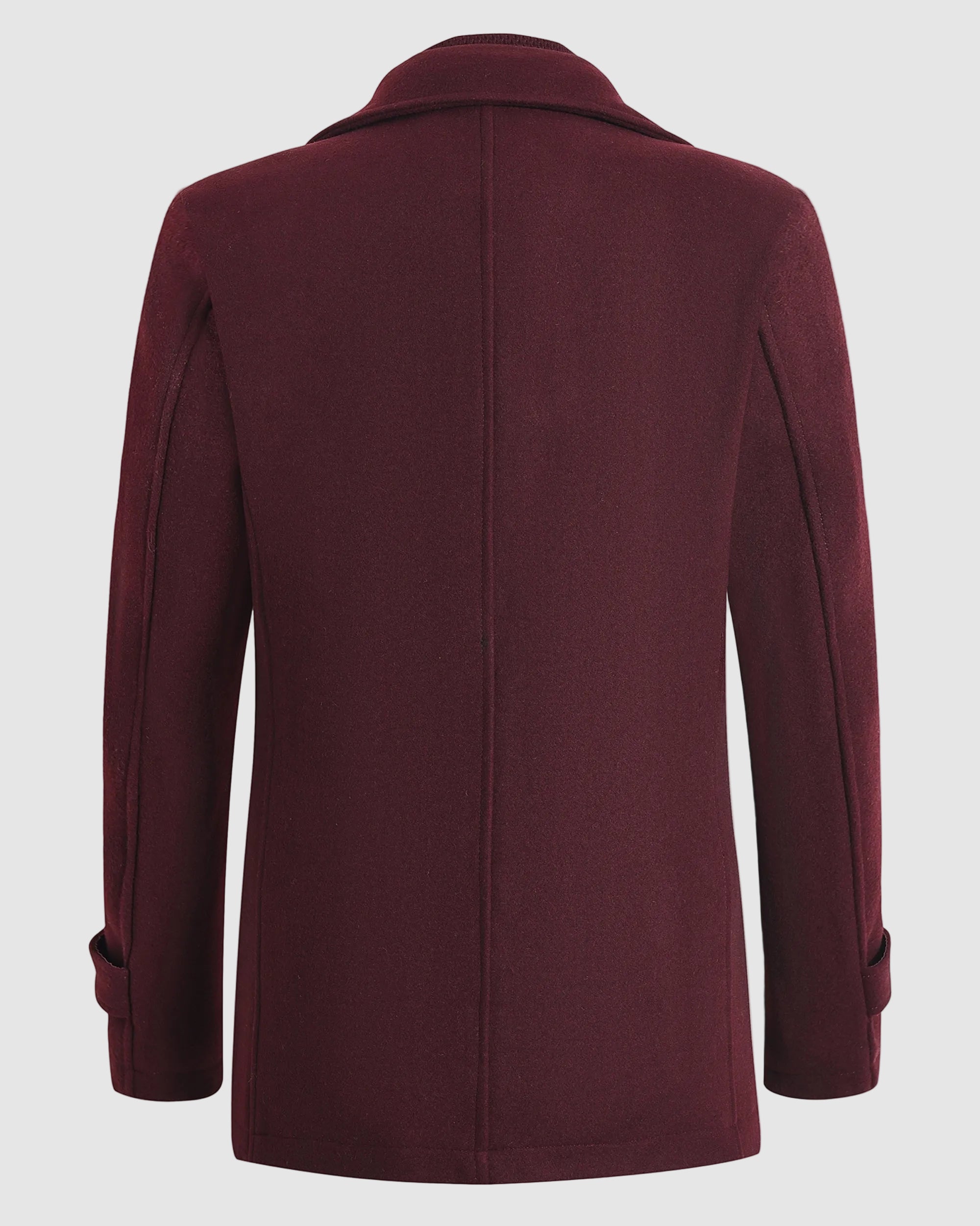 Modern Wool Blend Tailored Overcoat