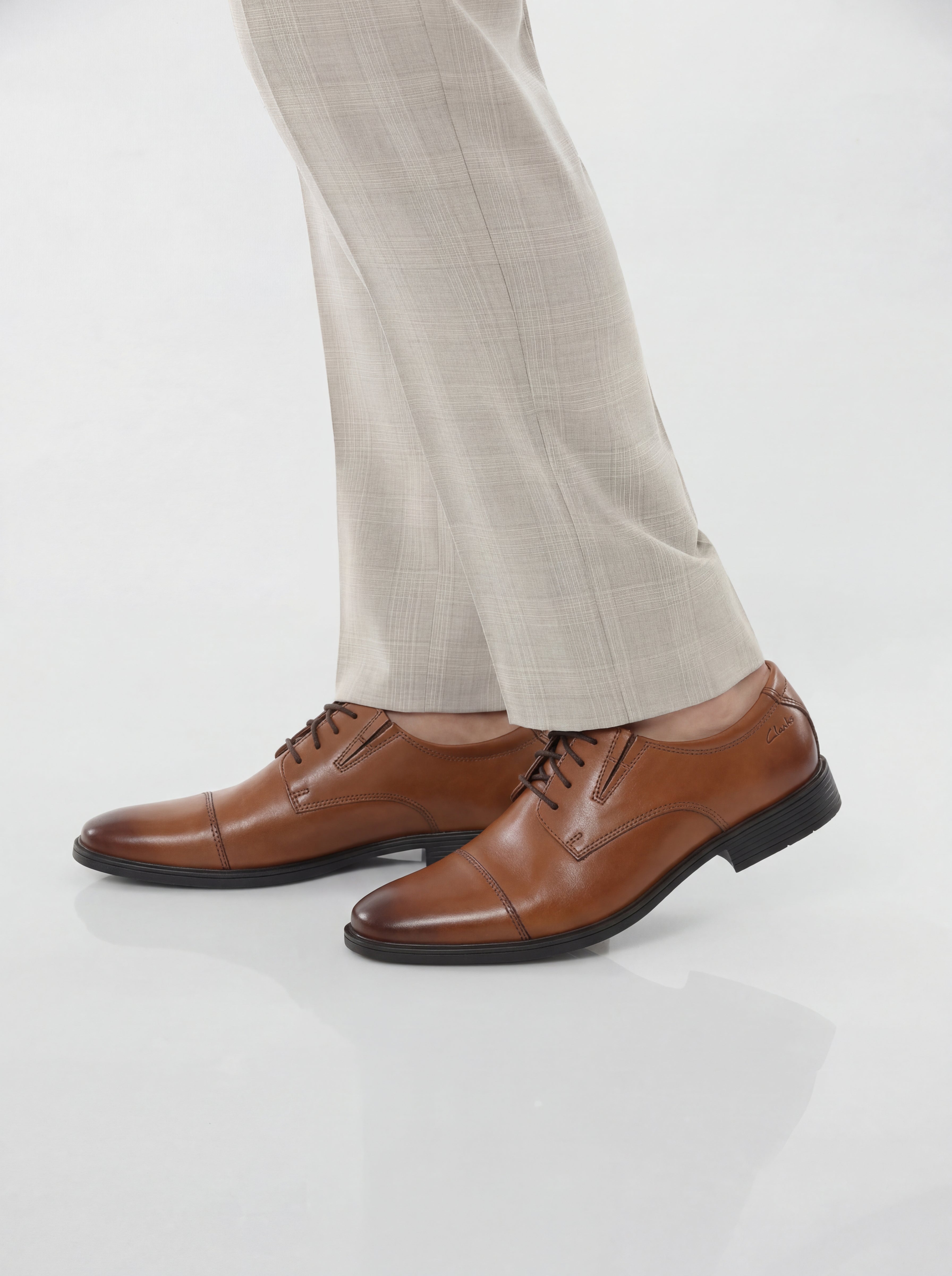 Classic Leather Cap Toe Derby Shoe