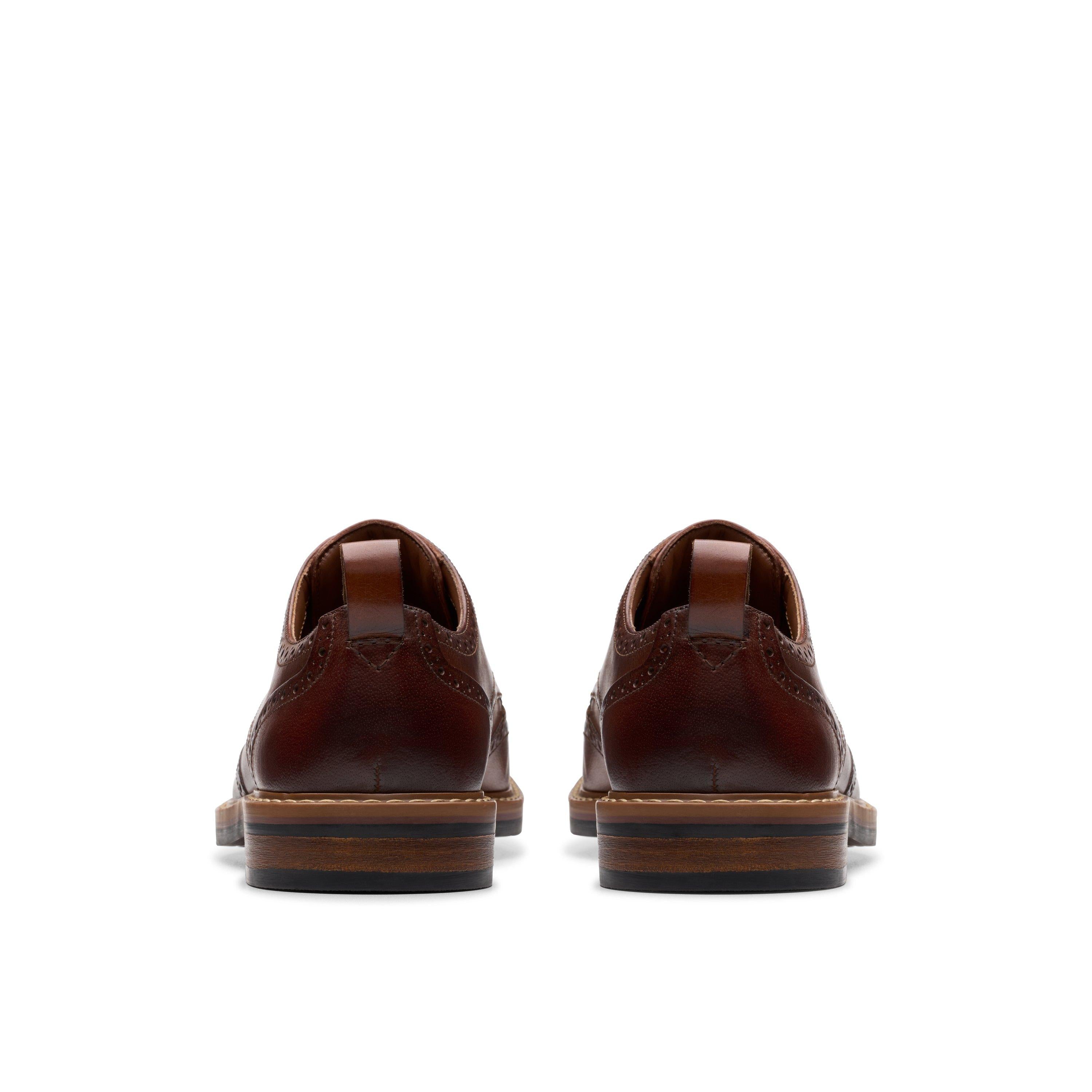 Contrast Welt Leather Wingtip Brogue Derby Shoe