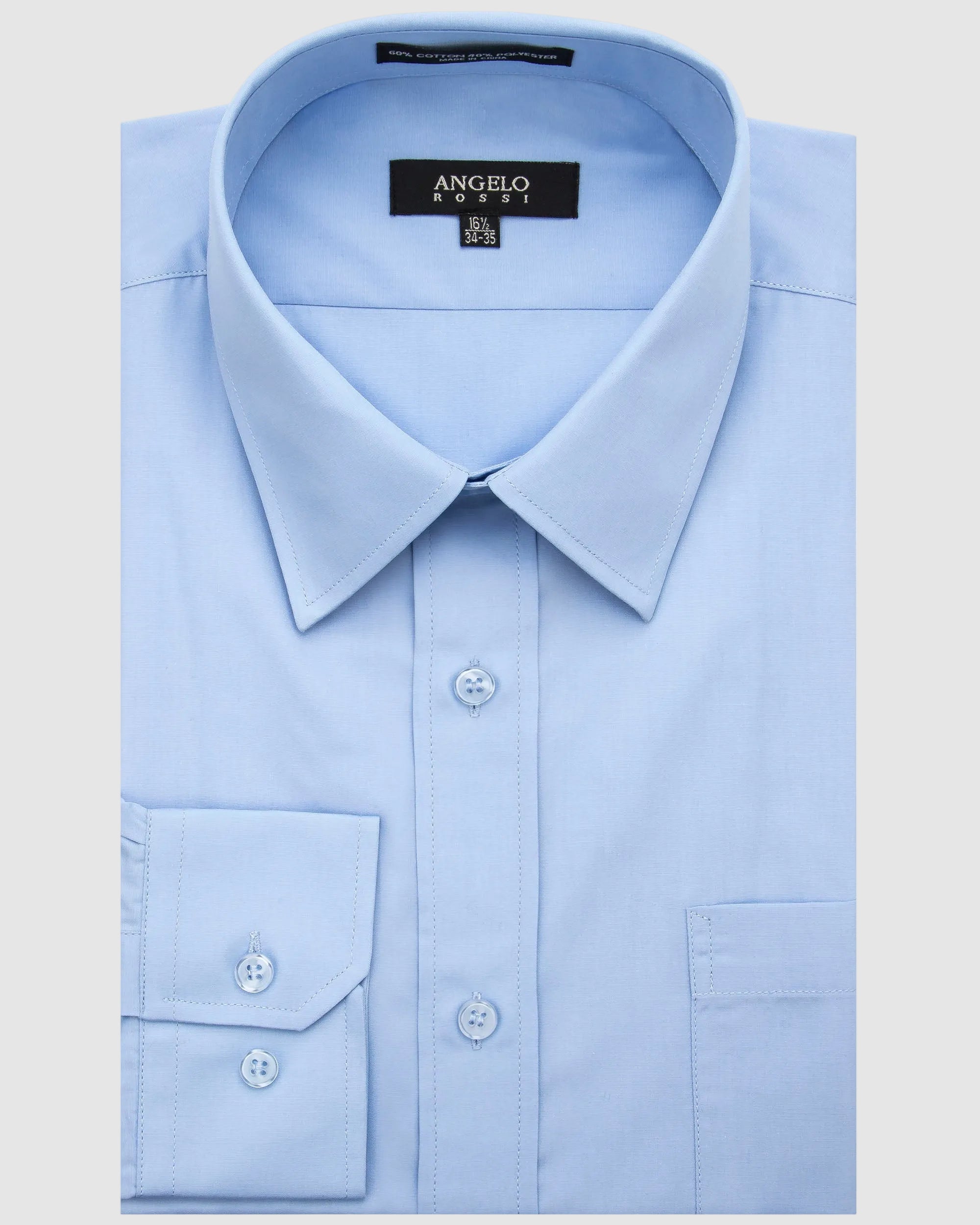 Cotton Blend Dress Shirt