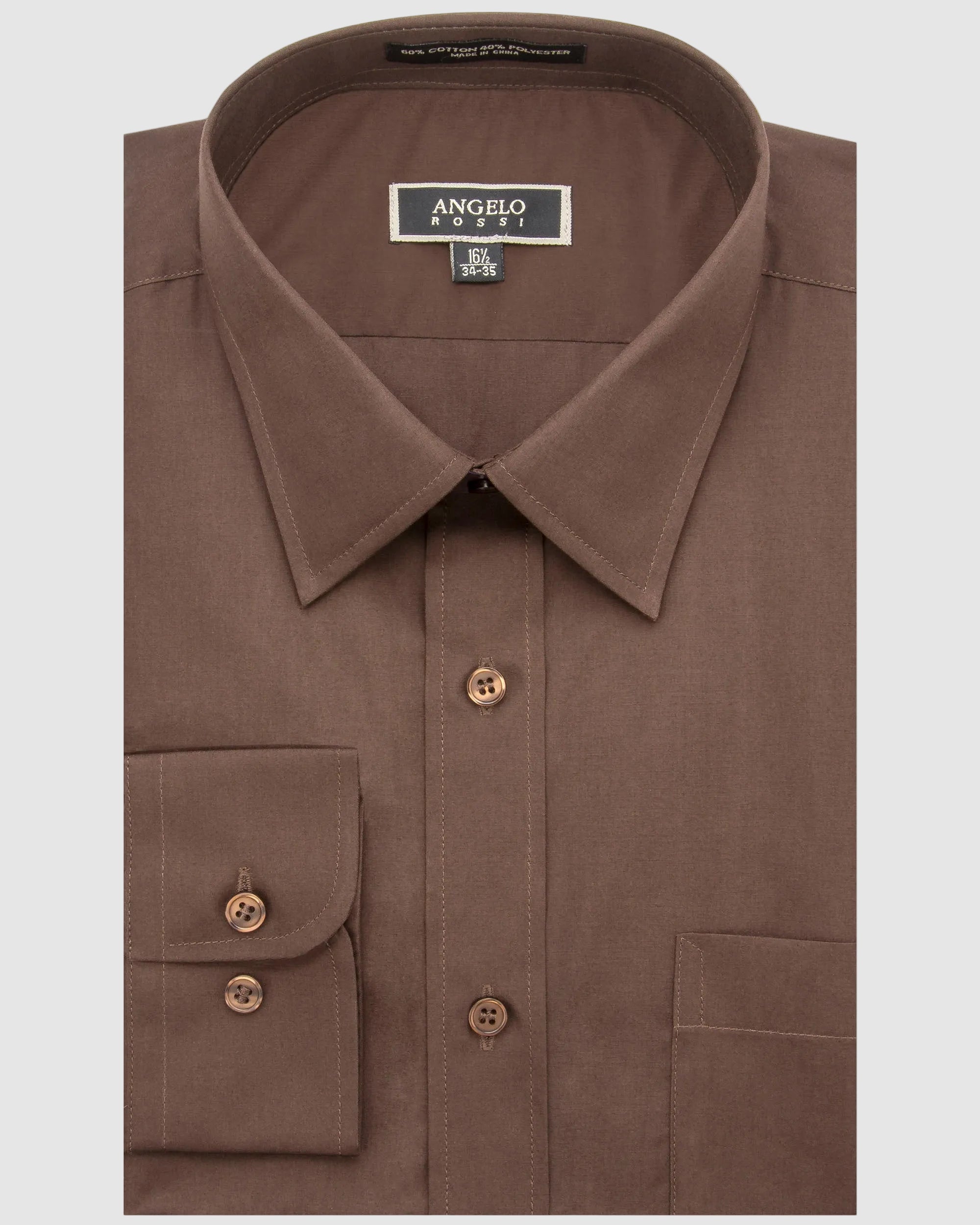 Cotton Blend Dress Shirt