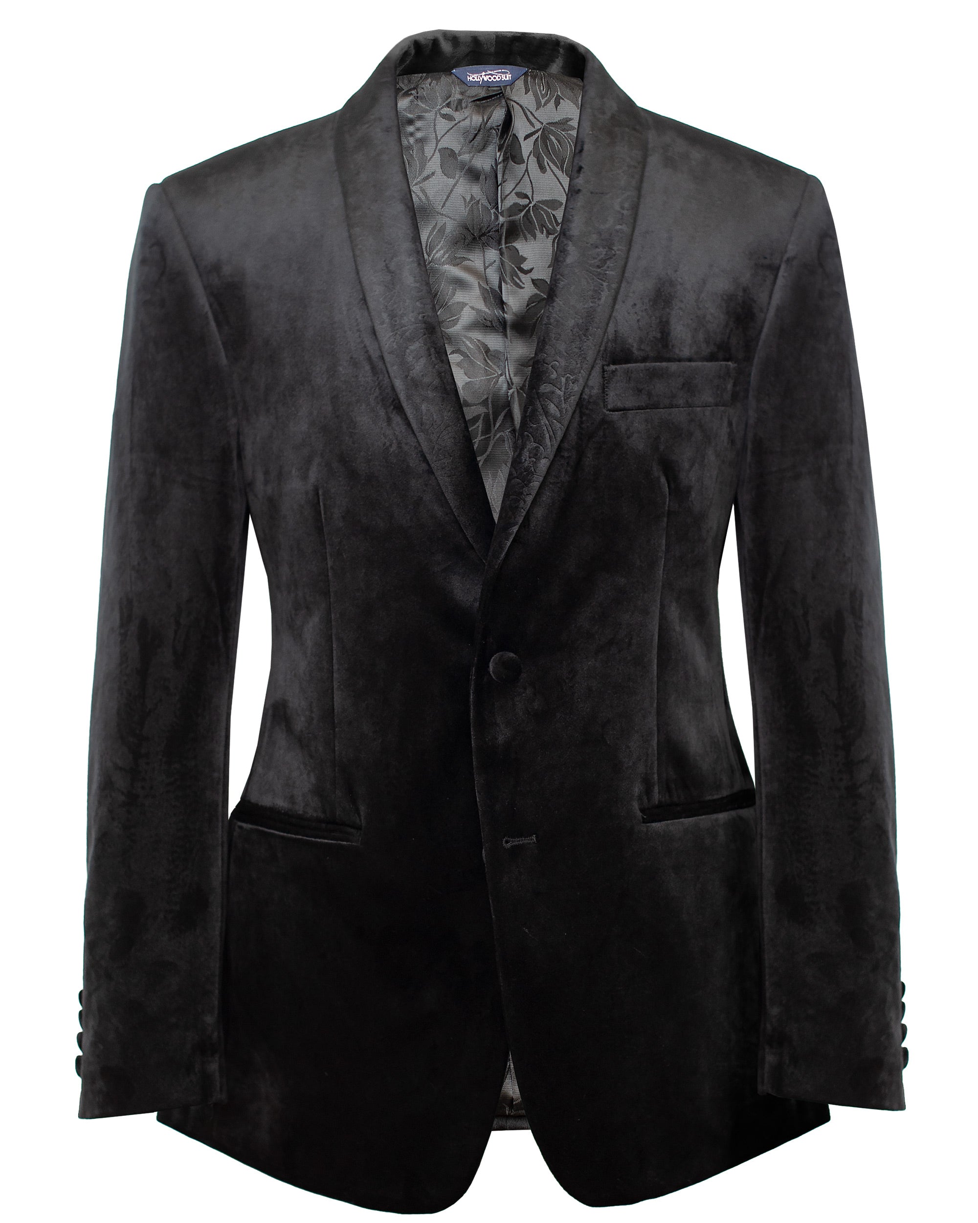 Slim Fit Velvet Shawl Lapel Dinner Jacket