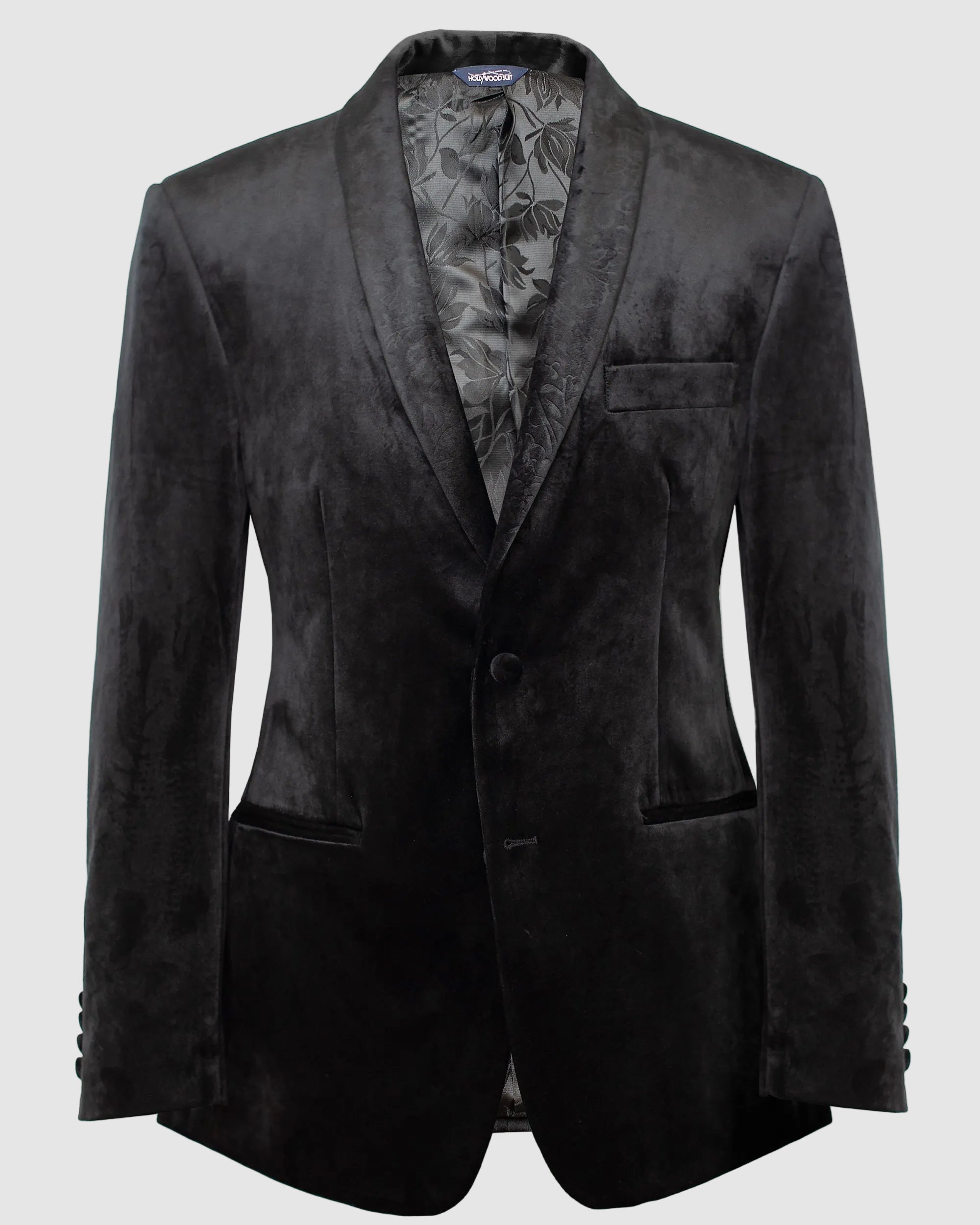 Slim Fit Velvet Shawl Lapel Dinner Jacket