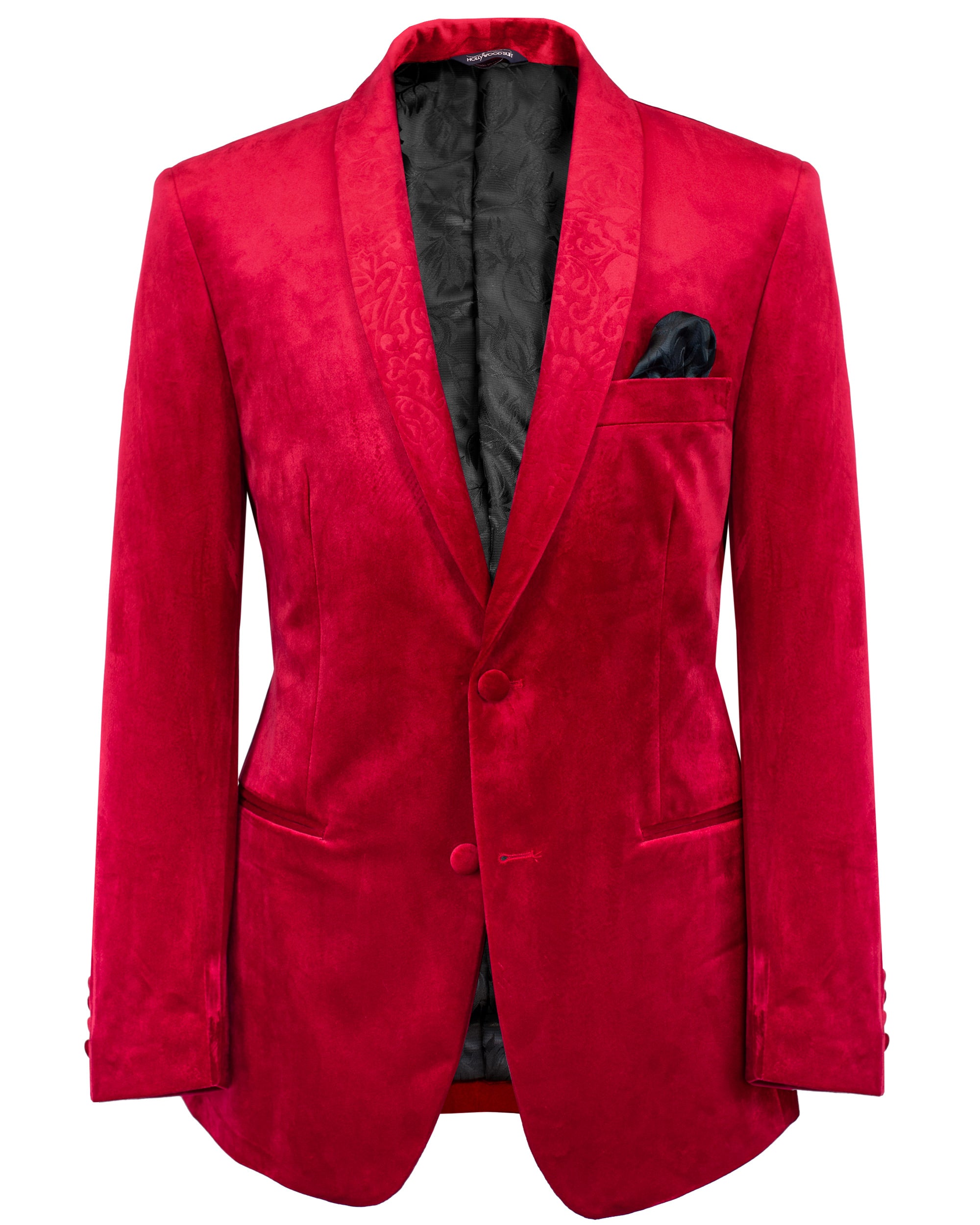 Slim Fit Velvet Shawl Lapel Dinner Jacket