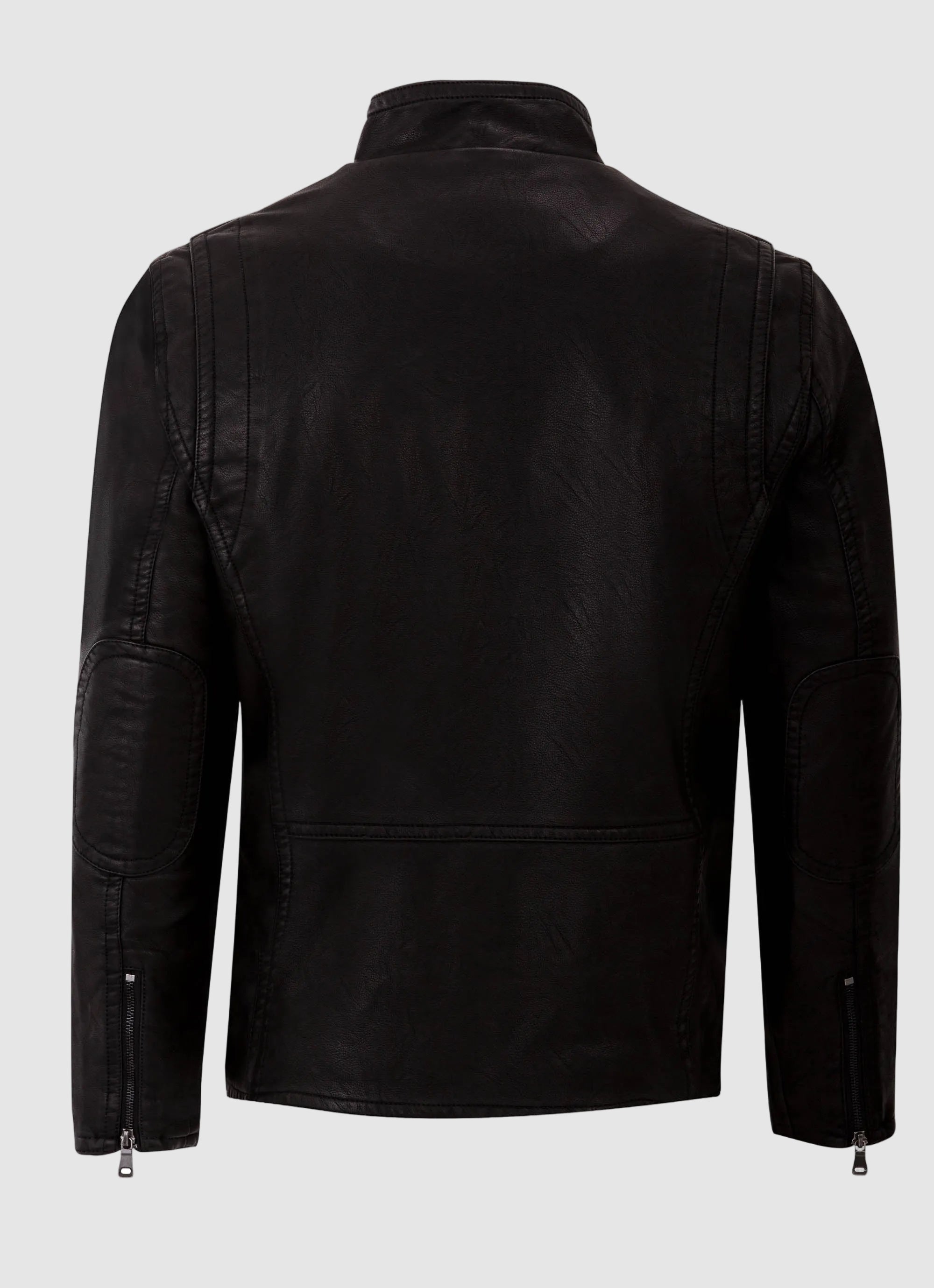 Faux Leather Biker Jacket
