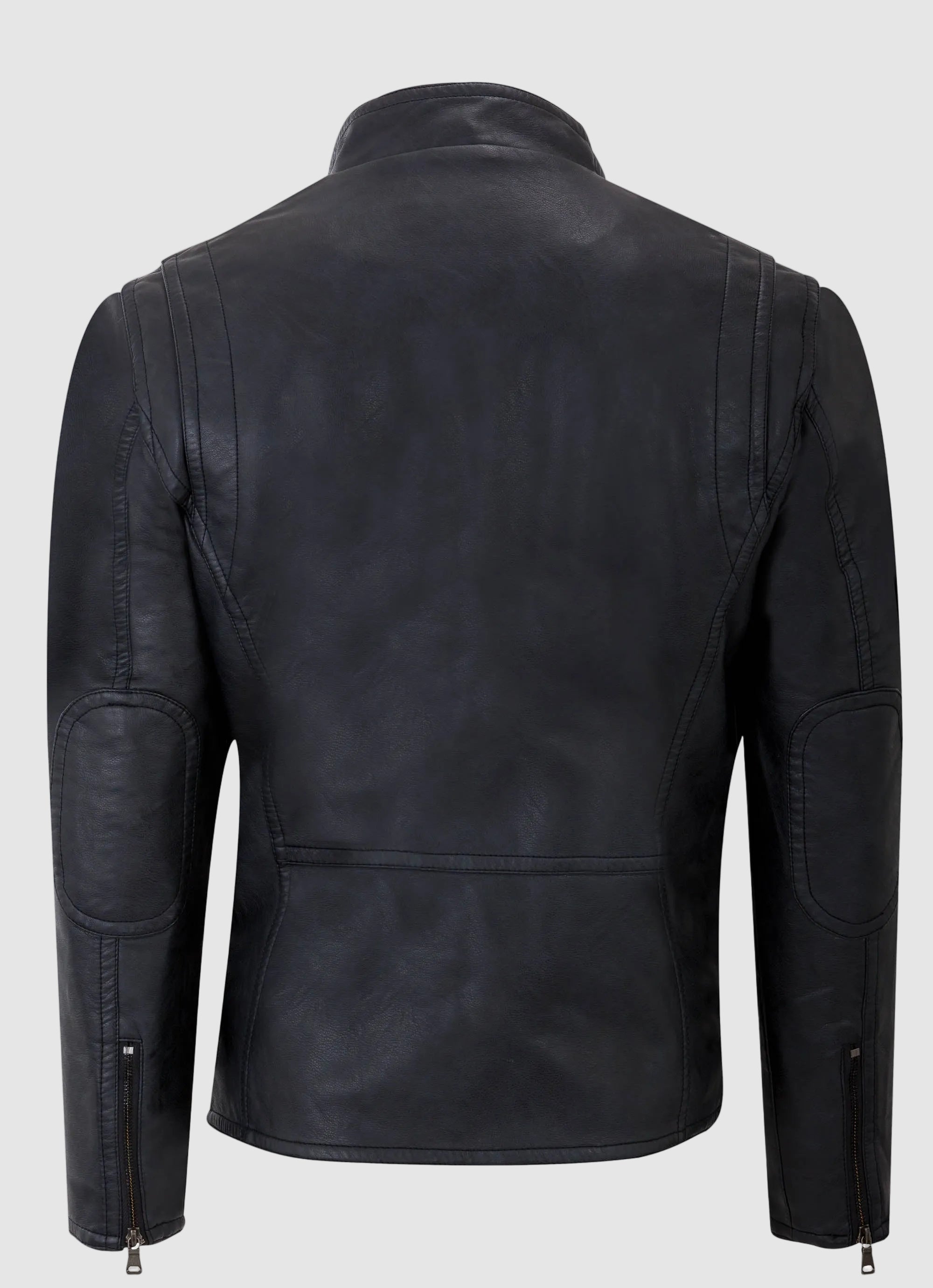 Faux Leather Biker Jacket