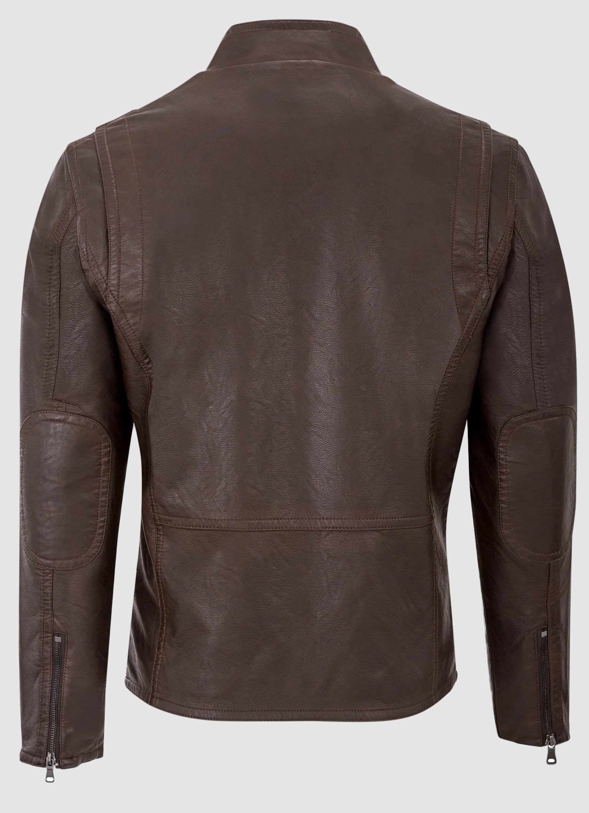 Faux Leather Biker Jacket