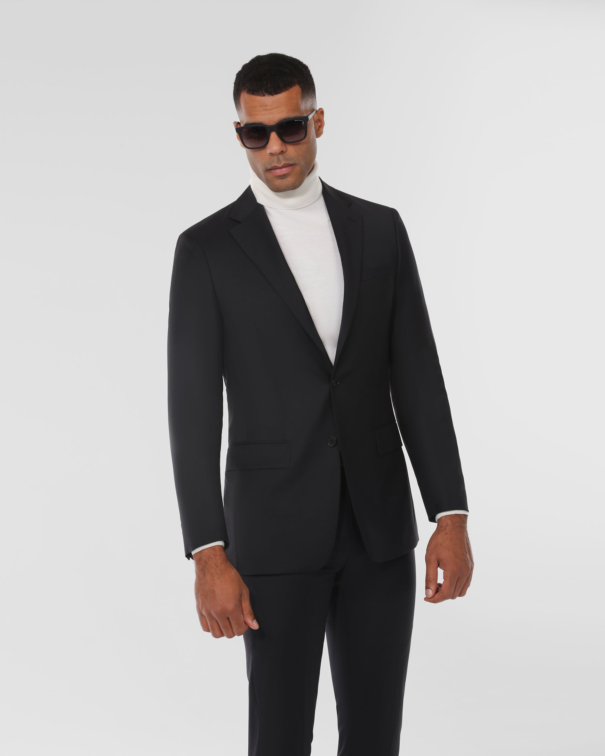 Wool Blend Slim Fit Suit