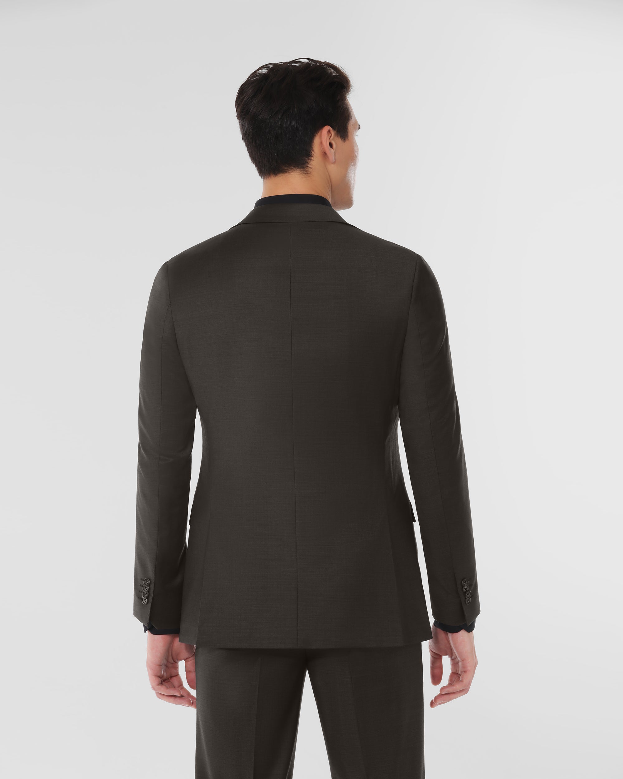 Sharkskin Modern Fit Wool Cashmere Suit