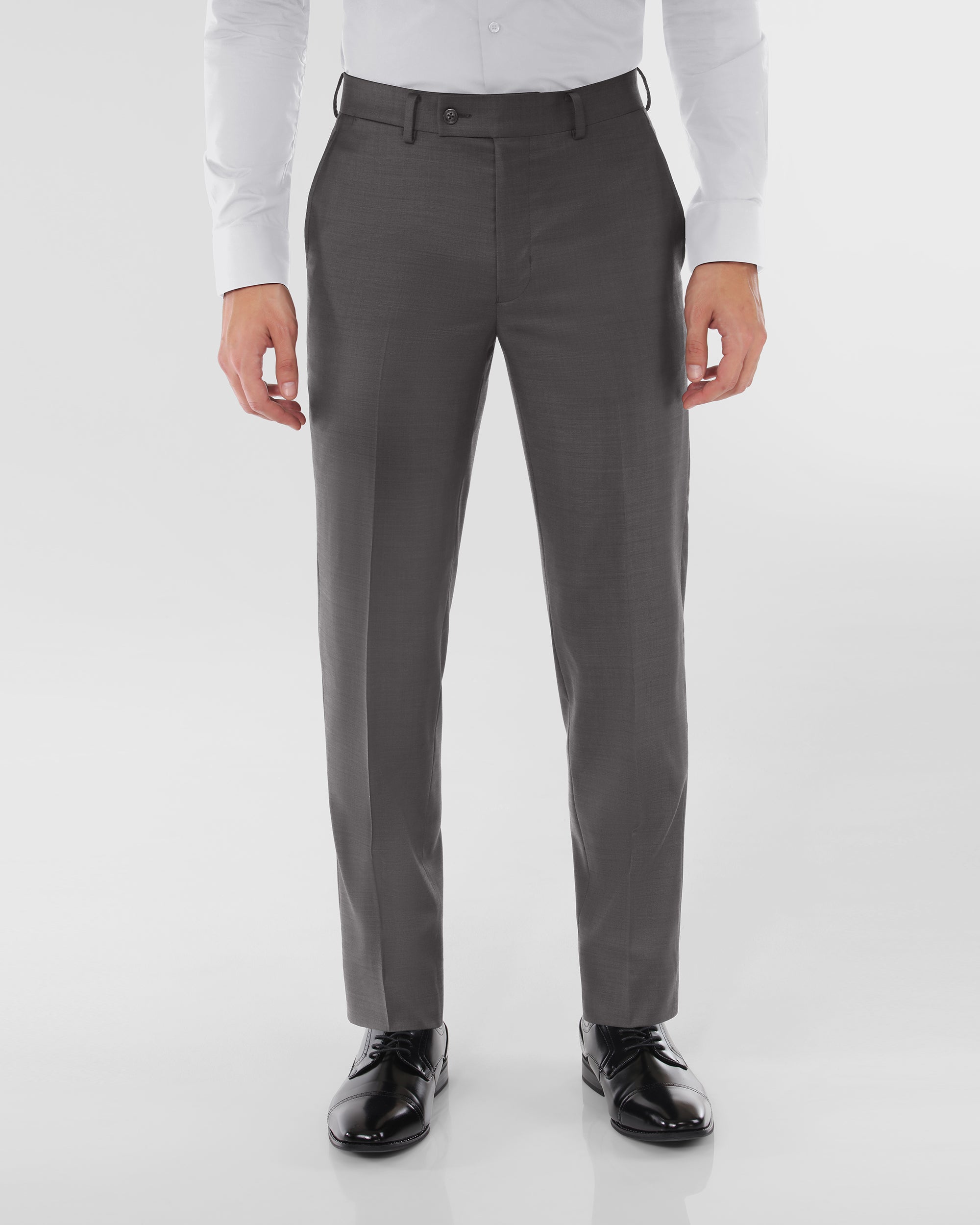 Sharkskin Modern Fit Wool Cashmere Suit