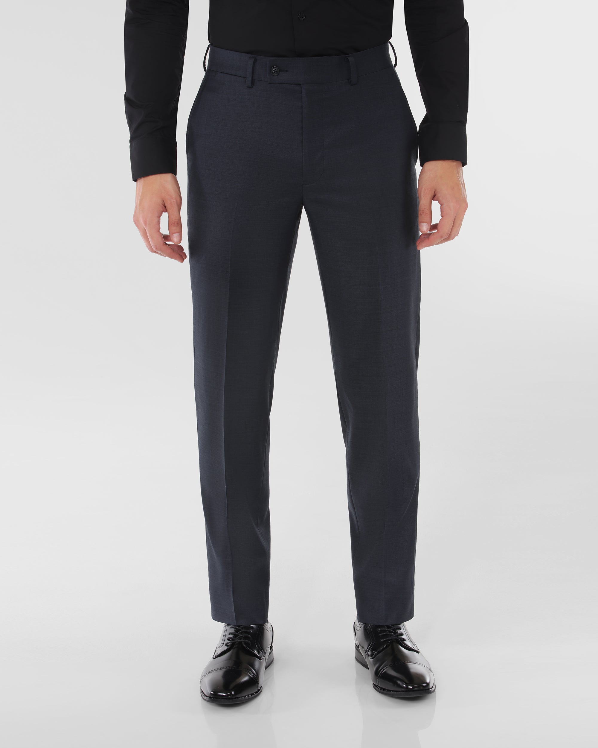 Sharkskin Modern Fit Wool Cashmere Suit