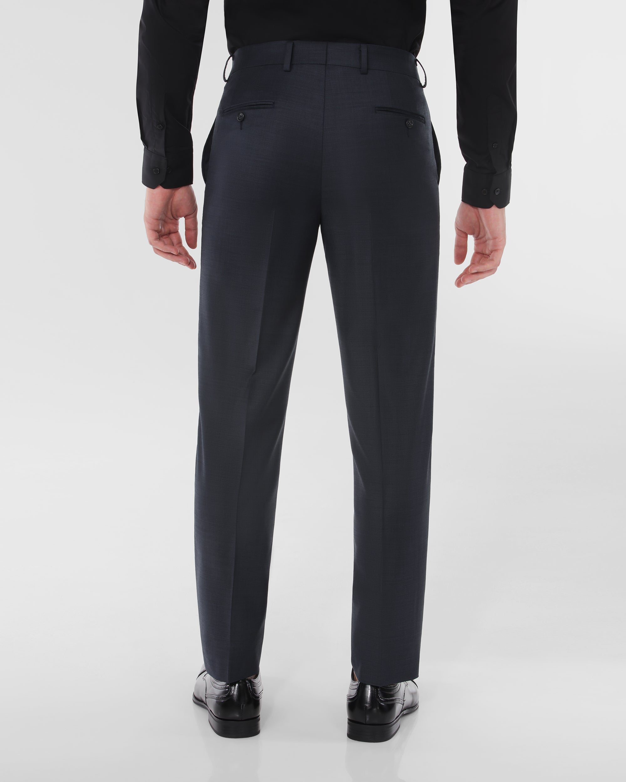 Sharkskin Modern Fit Wool Cashmere Suit