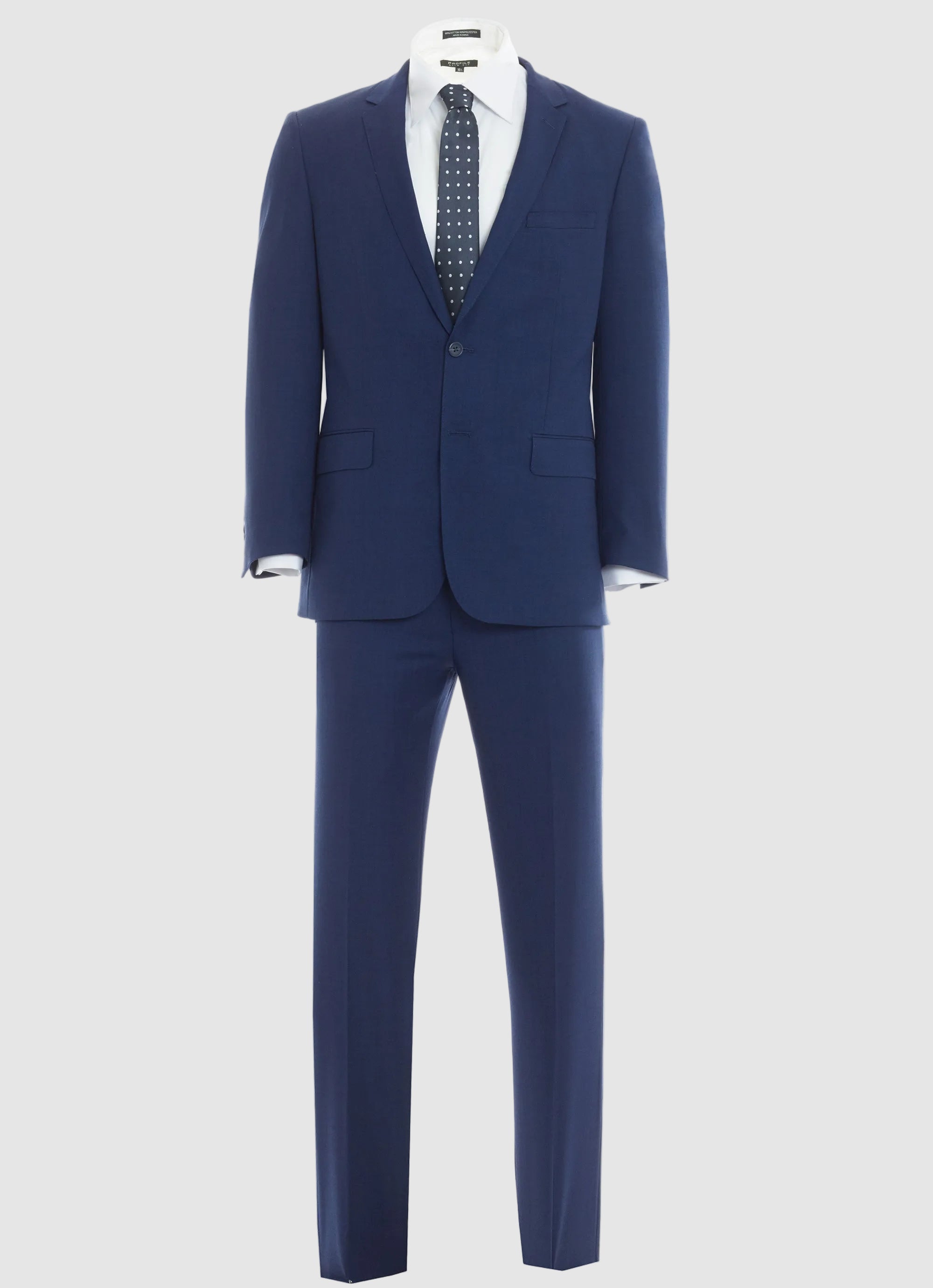 Sharkskin Modern Fit Wool Cashmere Suit