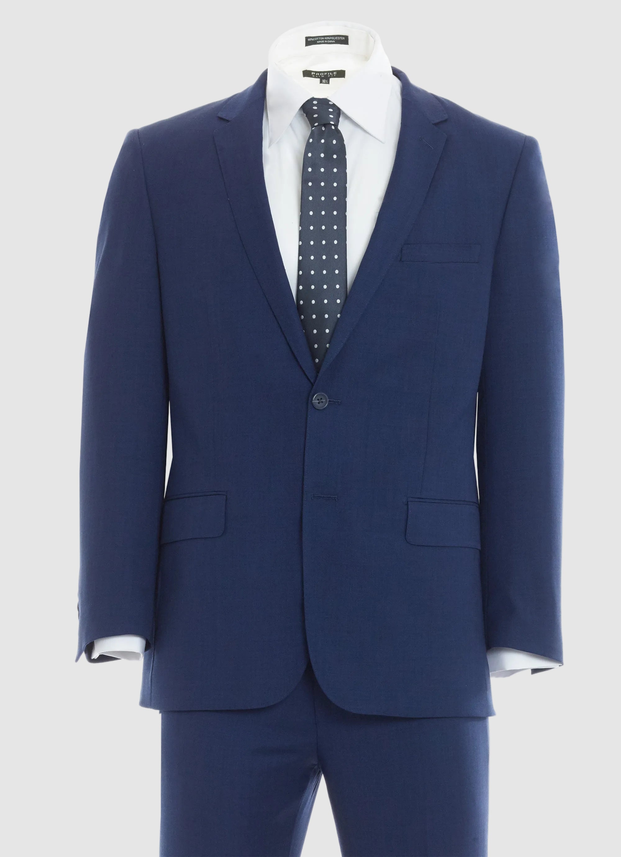 Sharkskin Modern Fit Wool Cashmere Suit