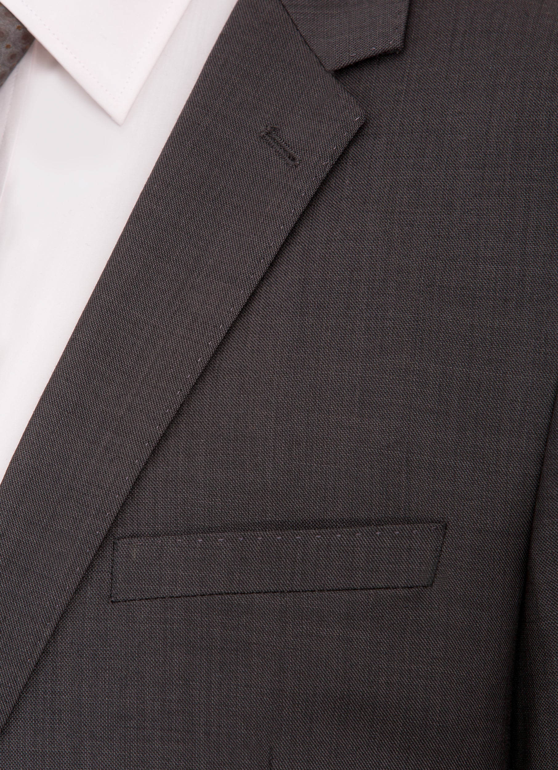 Sharkskin Modern Fit Wool Cashmere Suit