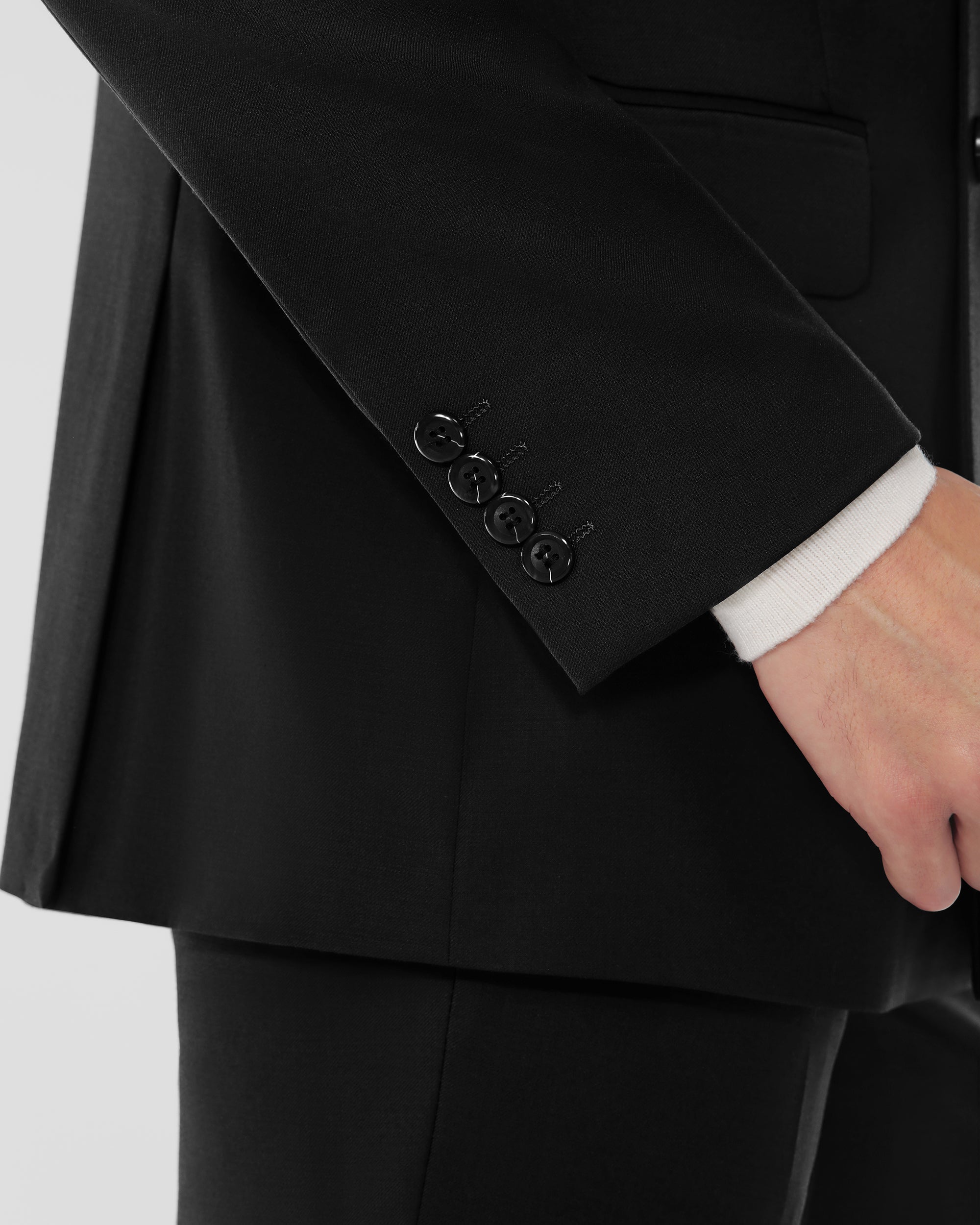 Luxury Wool Blend Modern Fit Double Breasted Suit