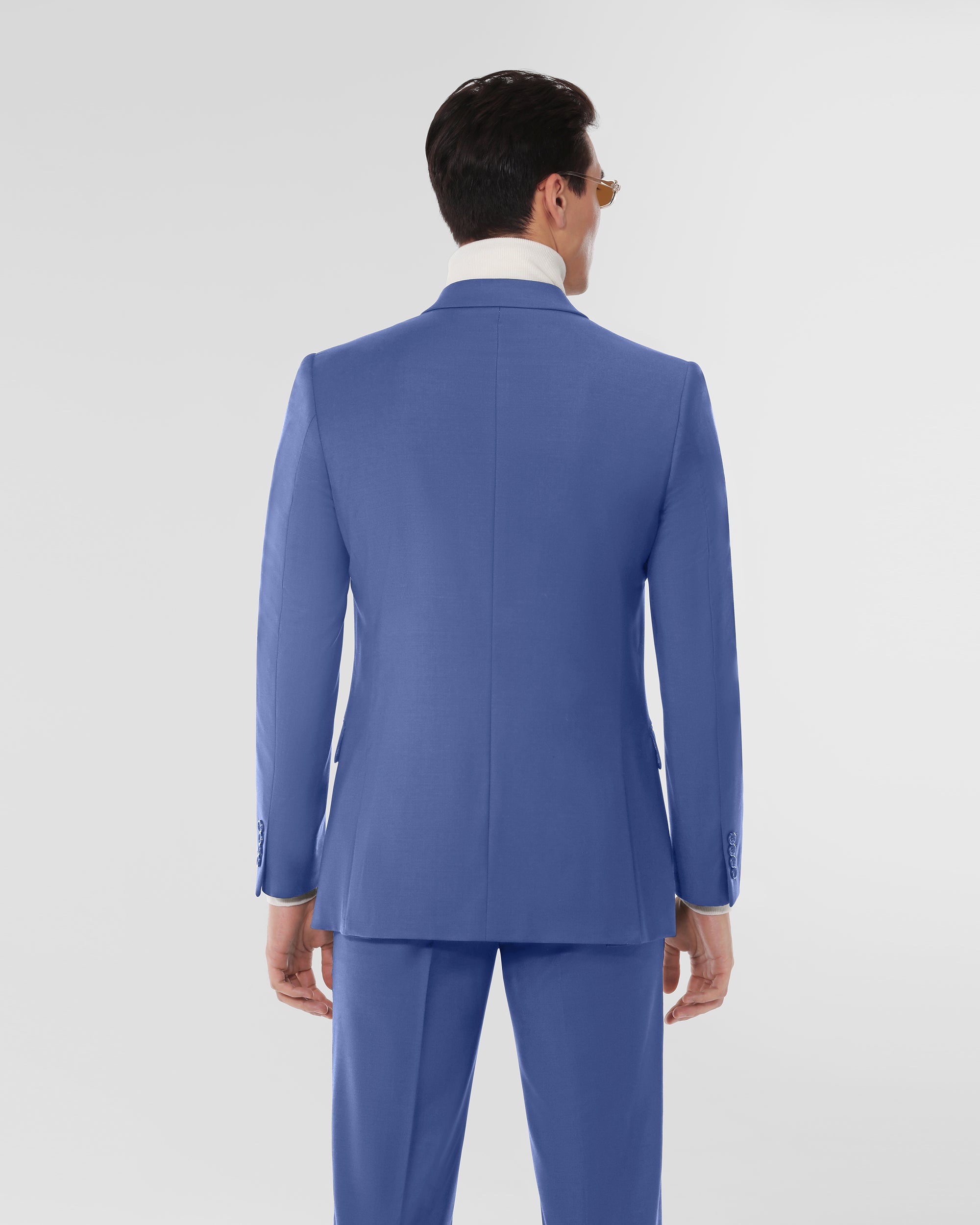 Luxury Wool Blend Modern Fit Double Breasted Suit