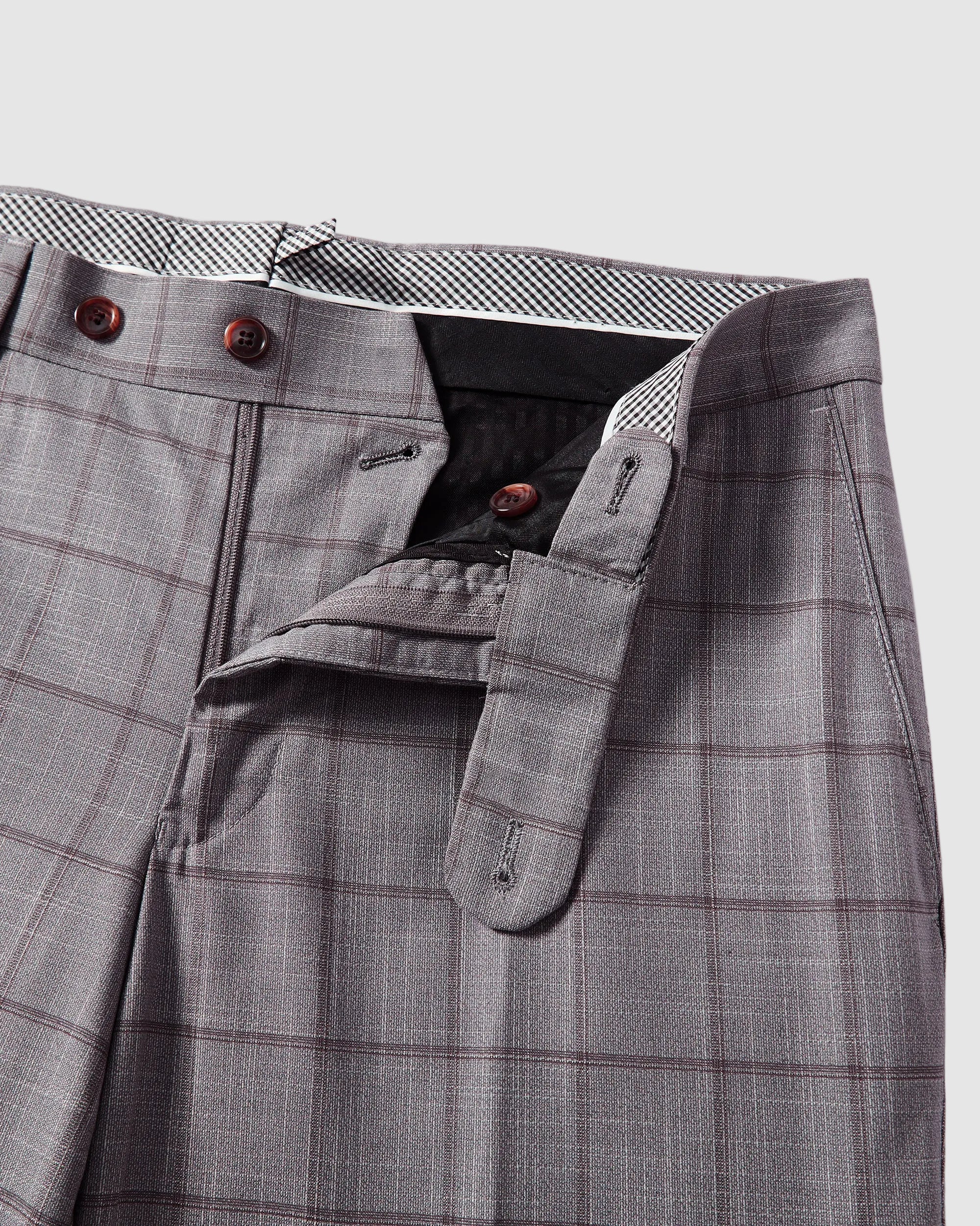 Checkered Modern Fit Suit