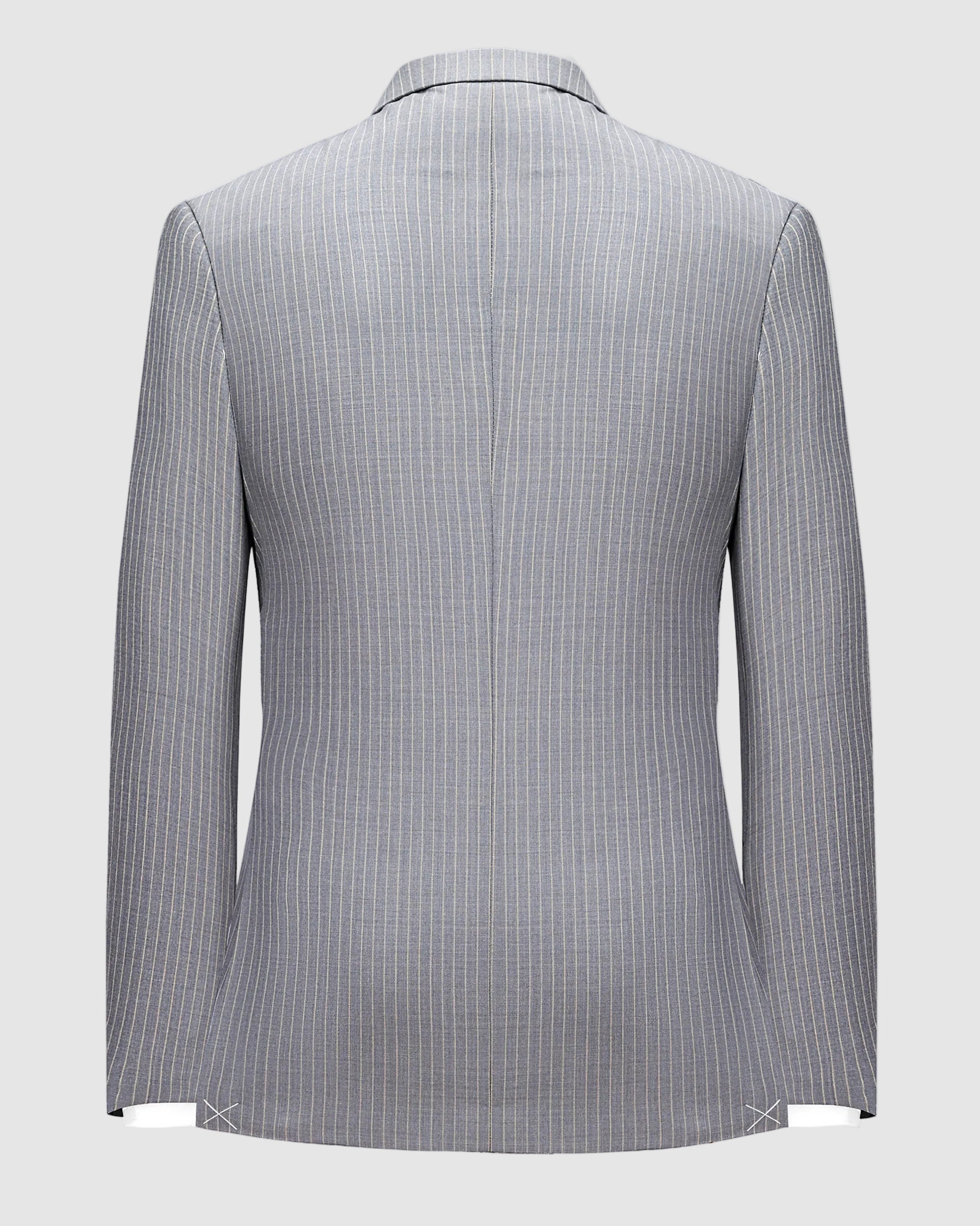 Pinstripe Modern Fit Wool Blend Suit