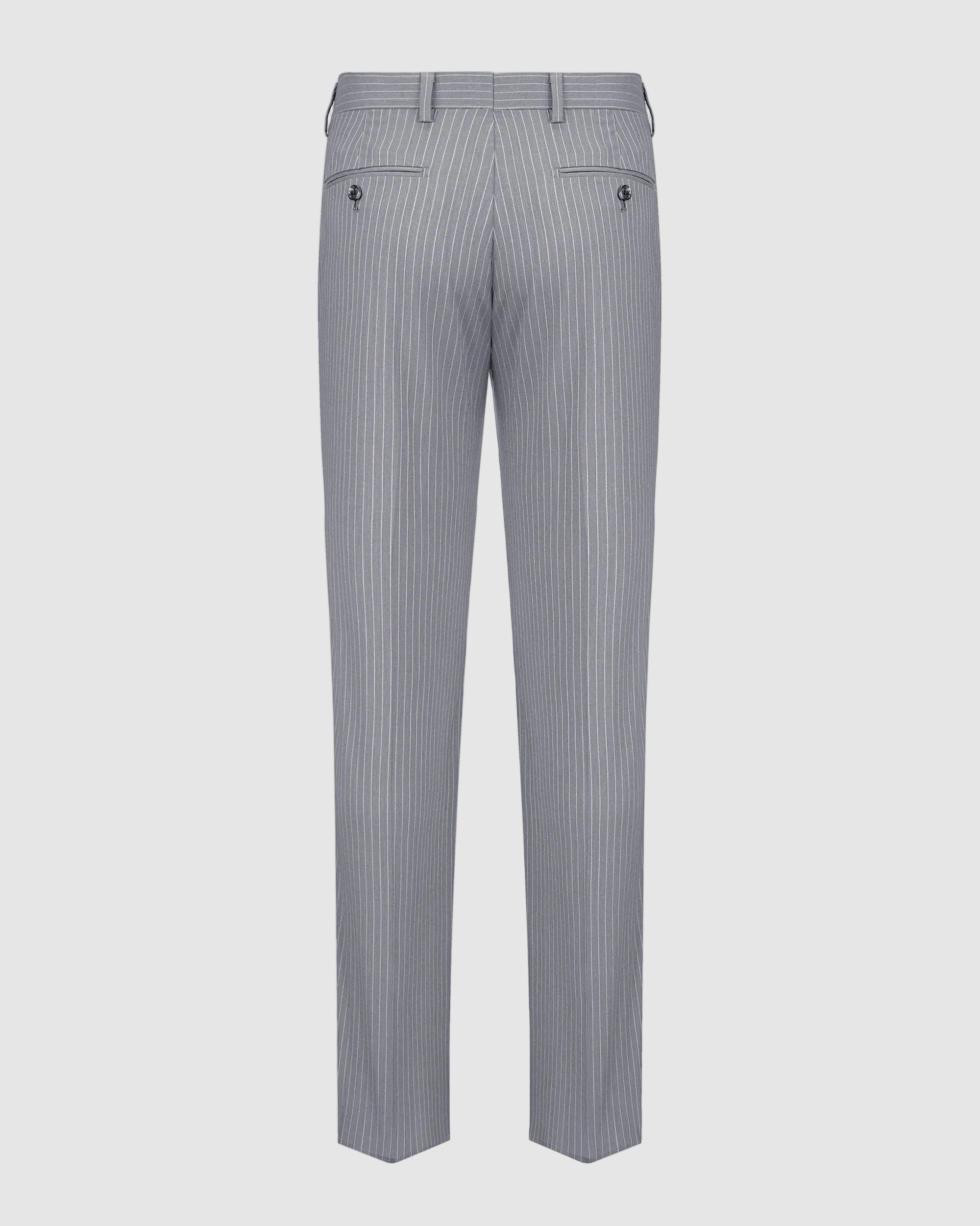 Pinstripe Modern Fit Wool Blend Suit