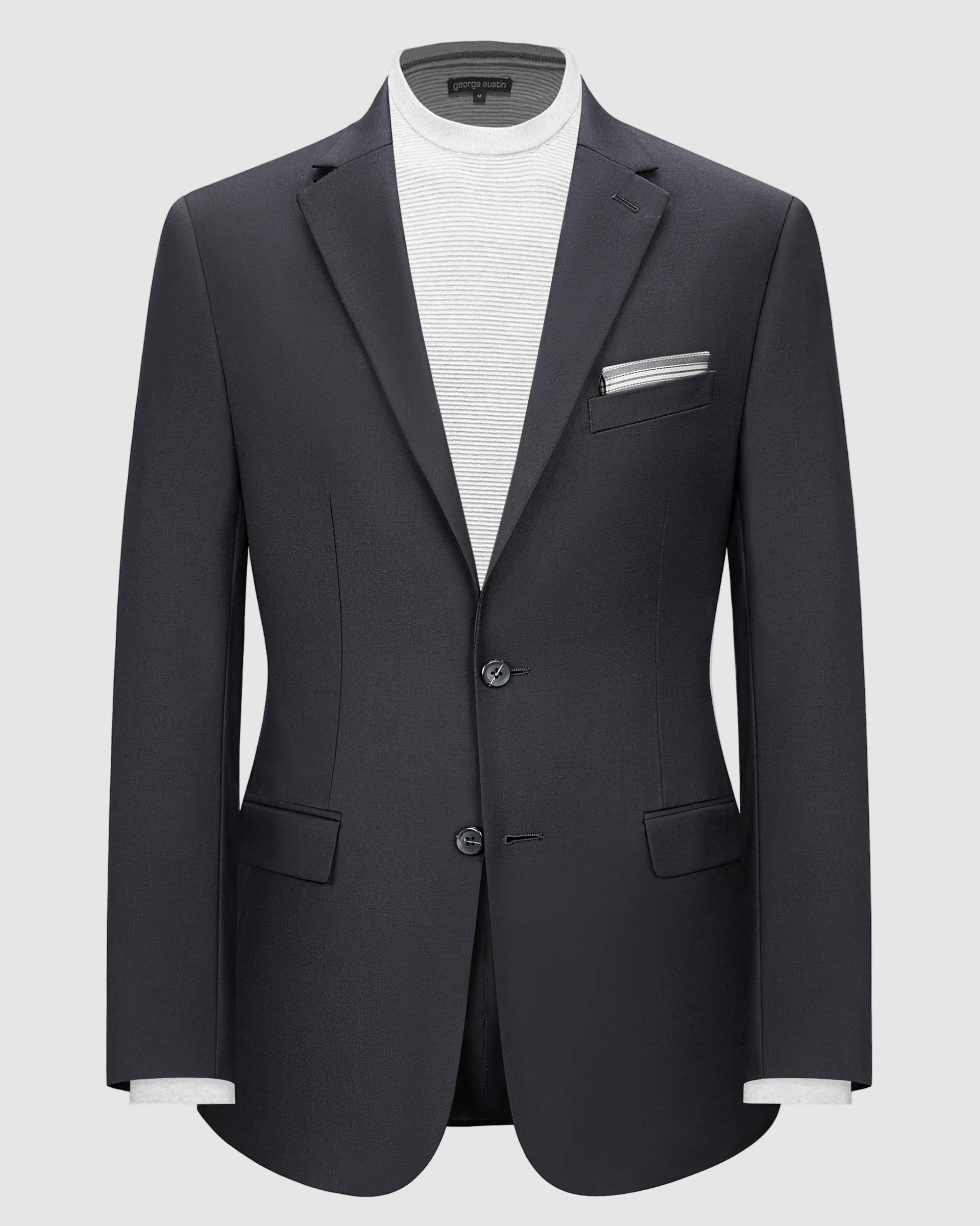 Wool Blend Slim Fit Suit