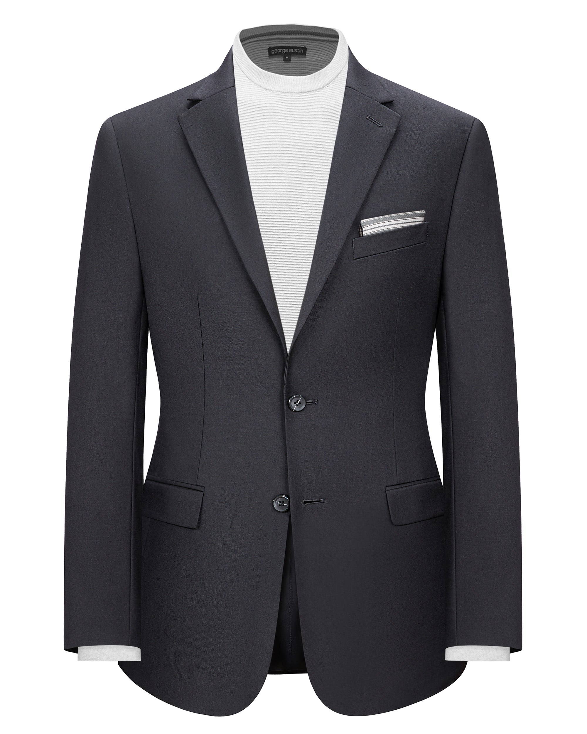 Wool Blend Slim Fit Suit