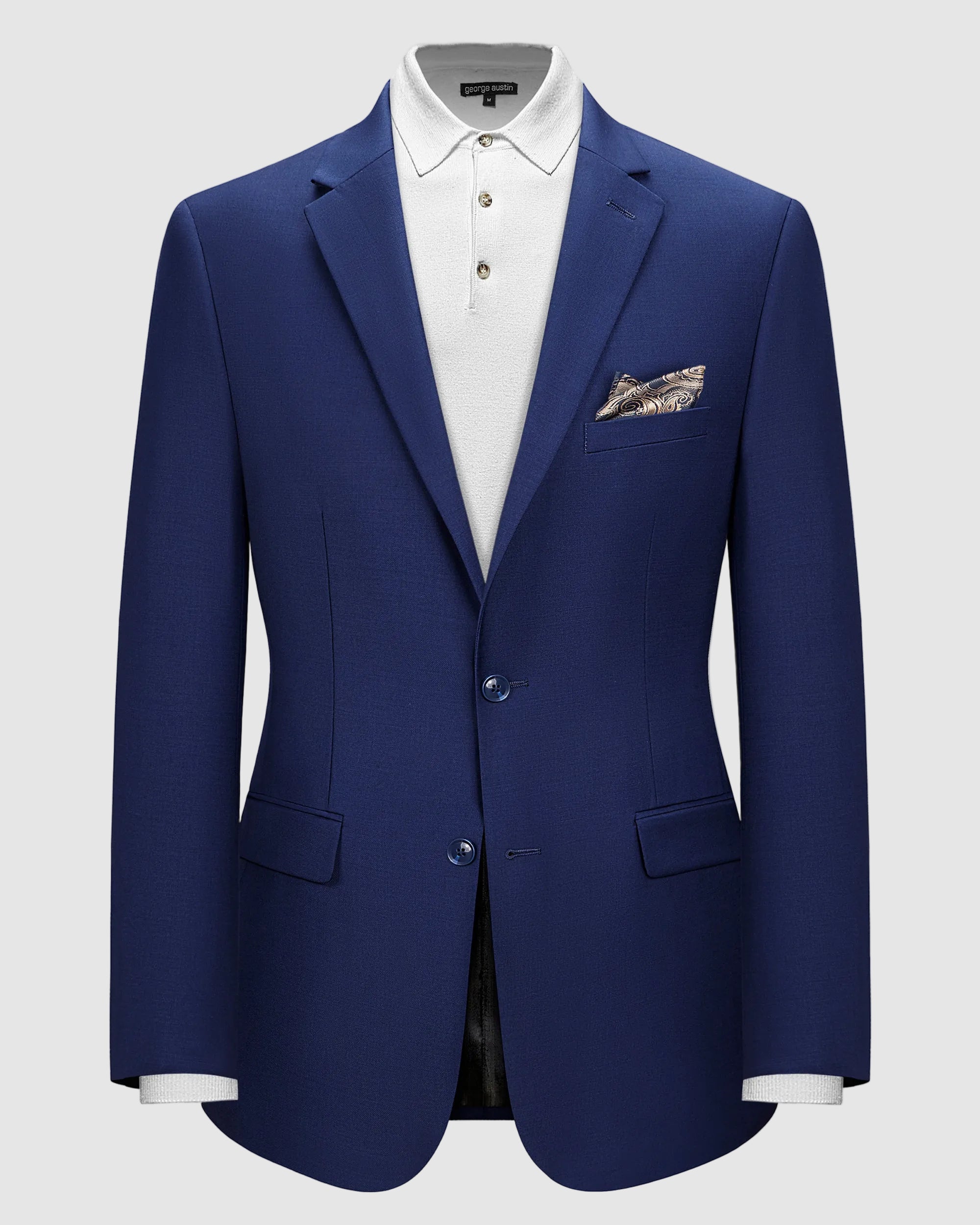 Wool Blend Slim Fit Suit