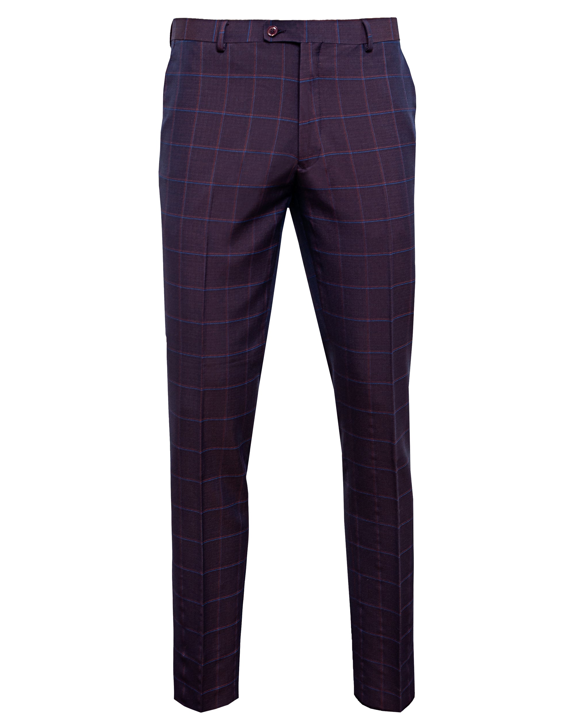 Window Pane Slim Fit Performance Suit