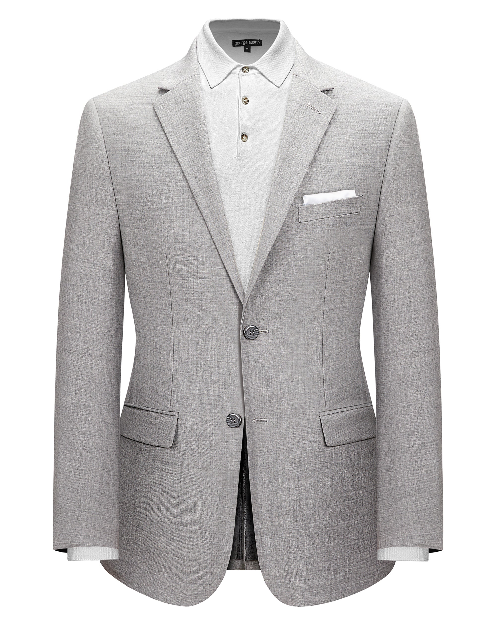 Wool Blend Slim Fit Suit