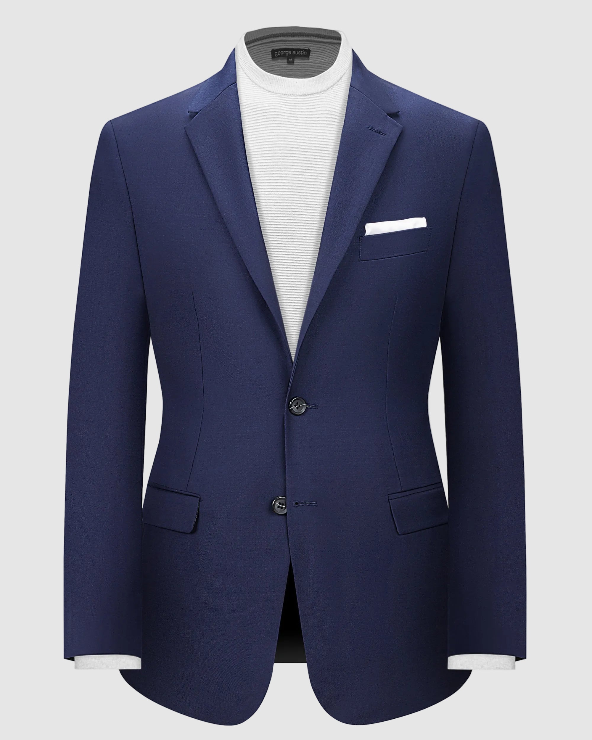 Wool Blend Slim Fit Suit