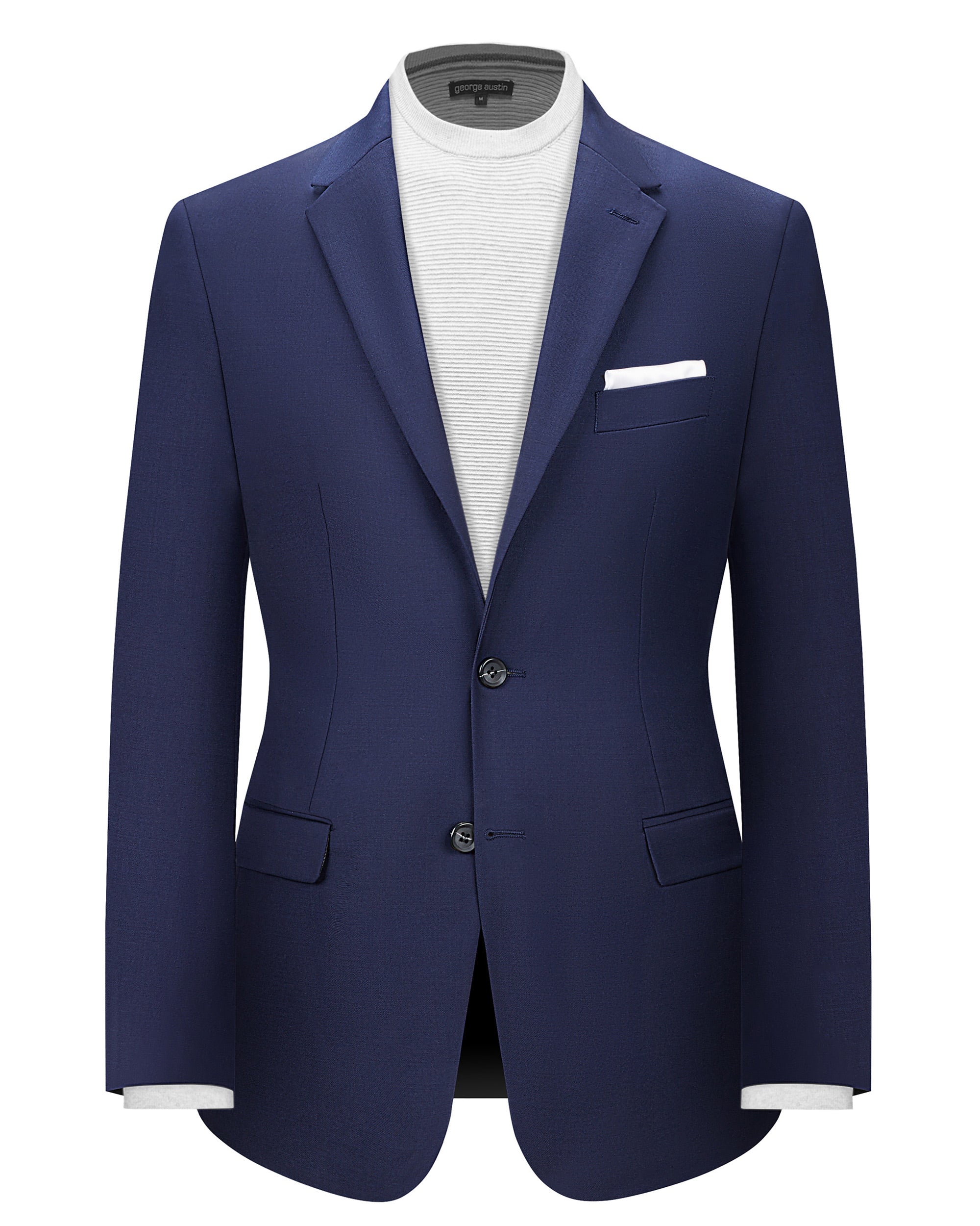 Wool Blend Slim Fit Suit