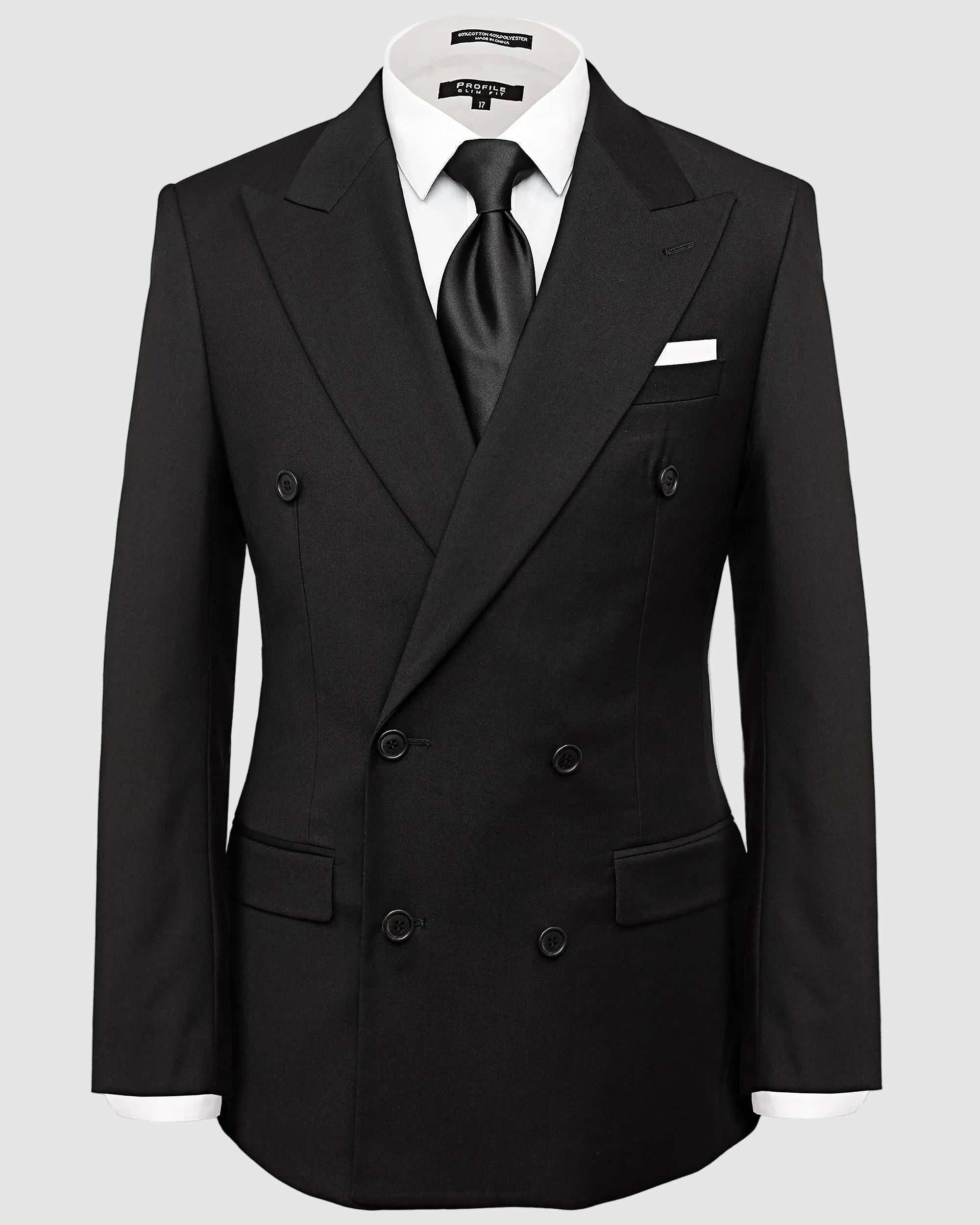 Tailored Double Breasted Performance Suit