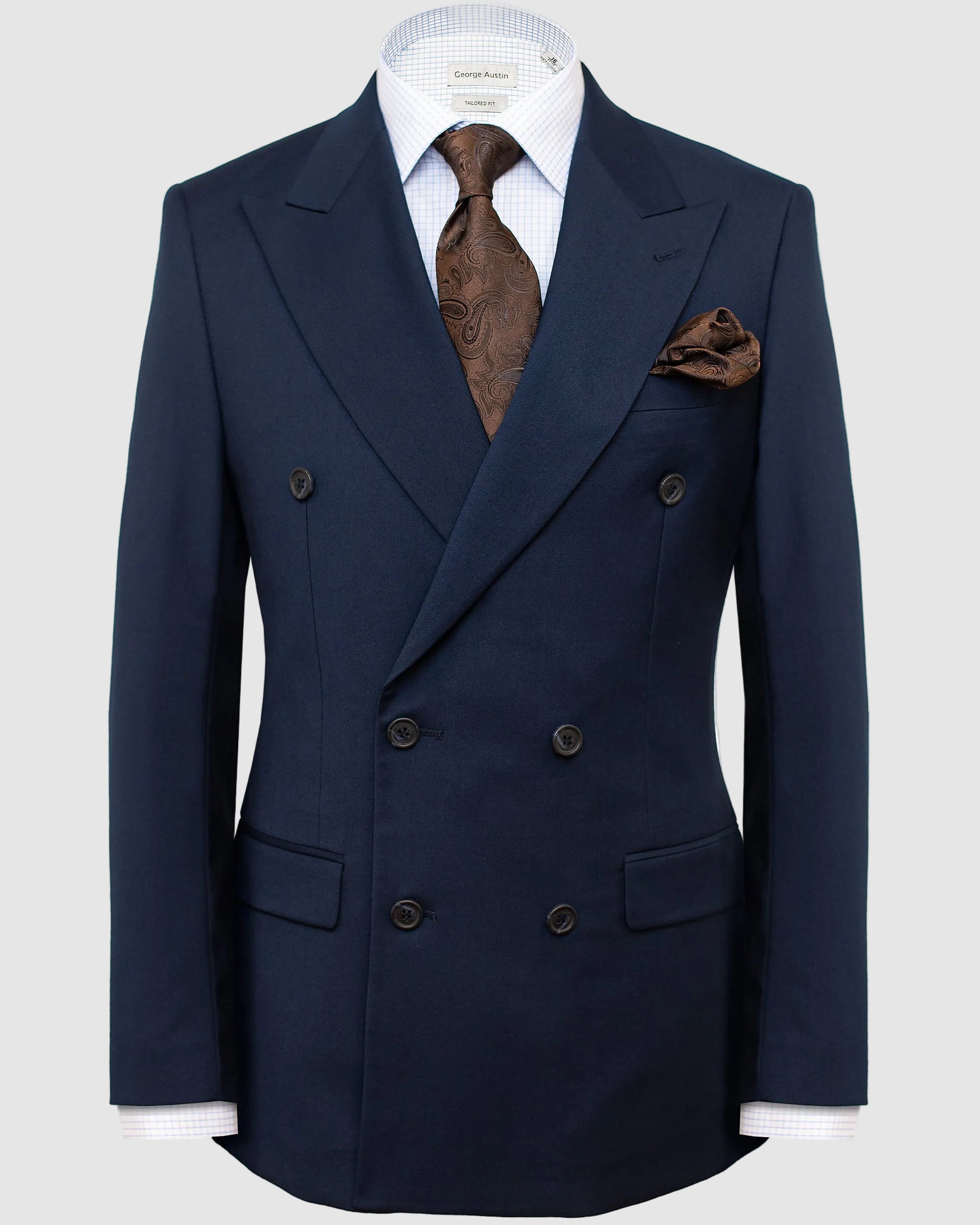 Tailored Double Breasted Performance Suit
