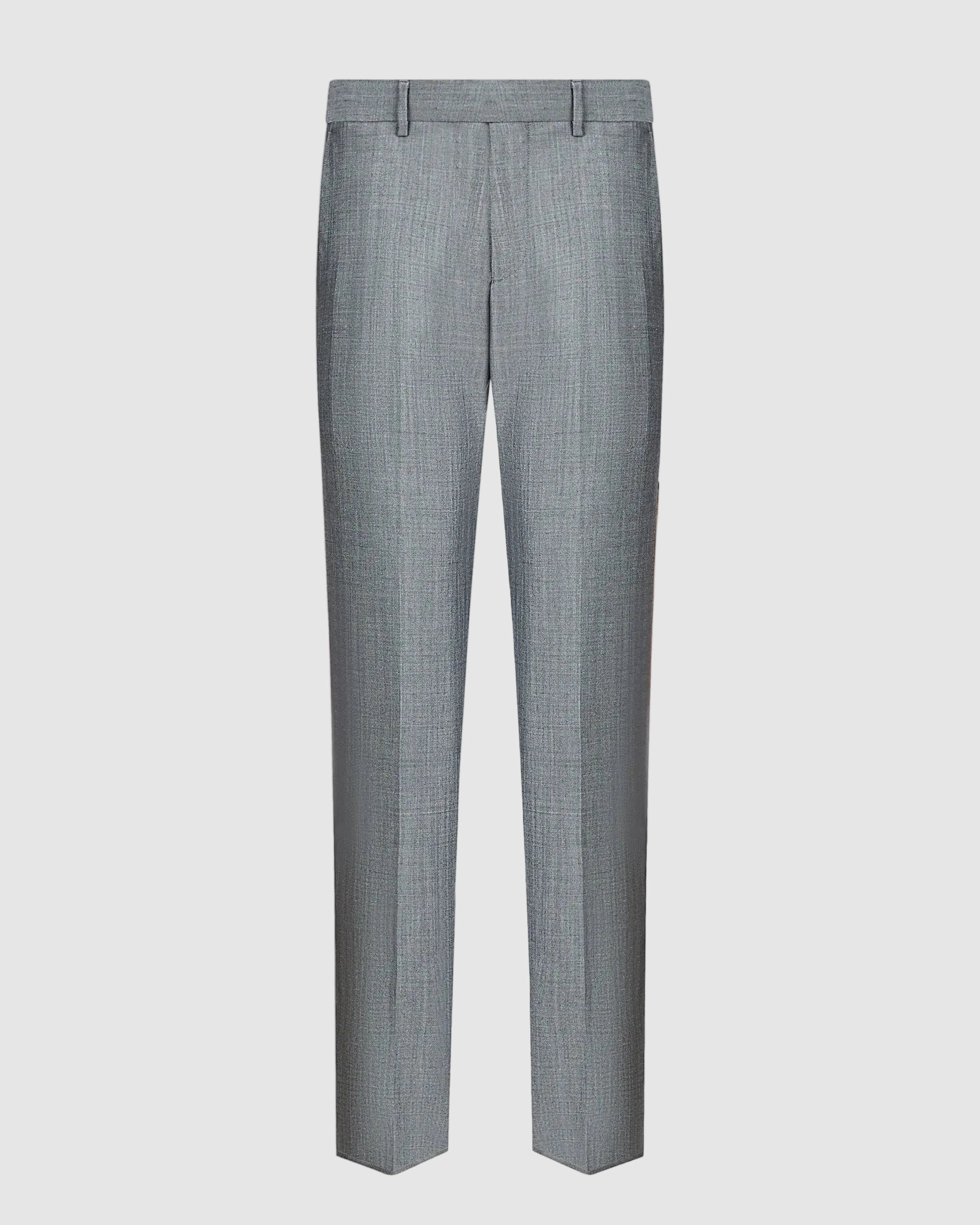Sharkskin Tailored Fit Wool Blend Suit