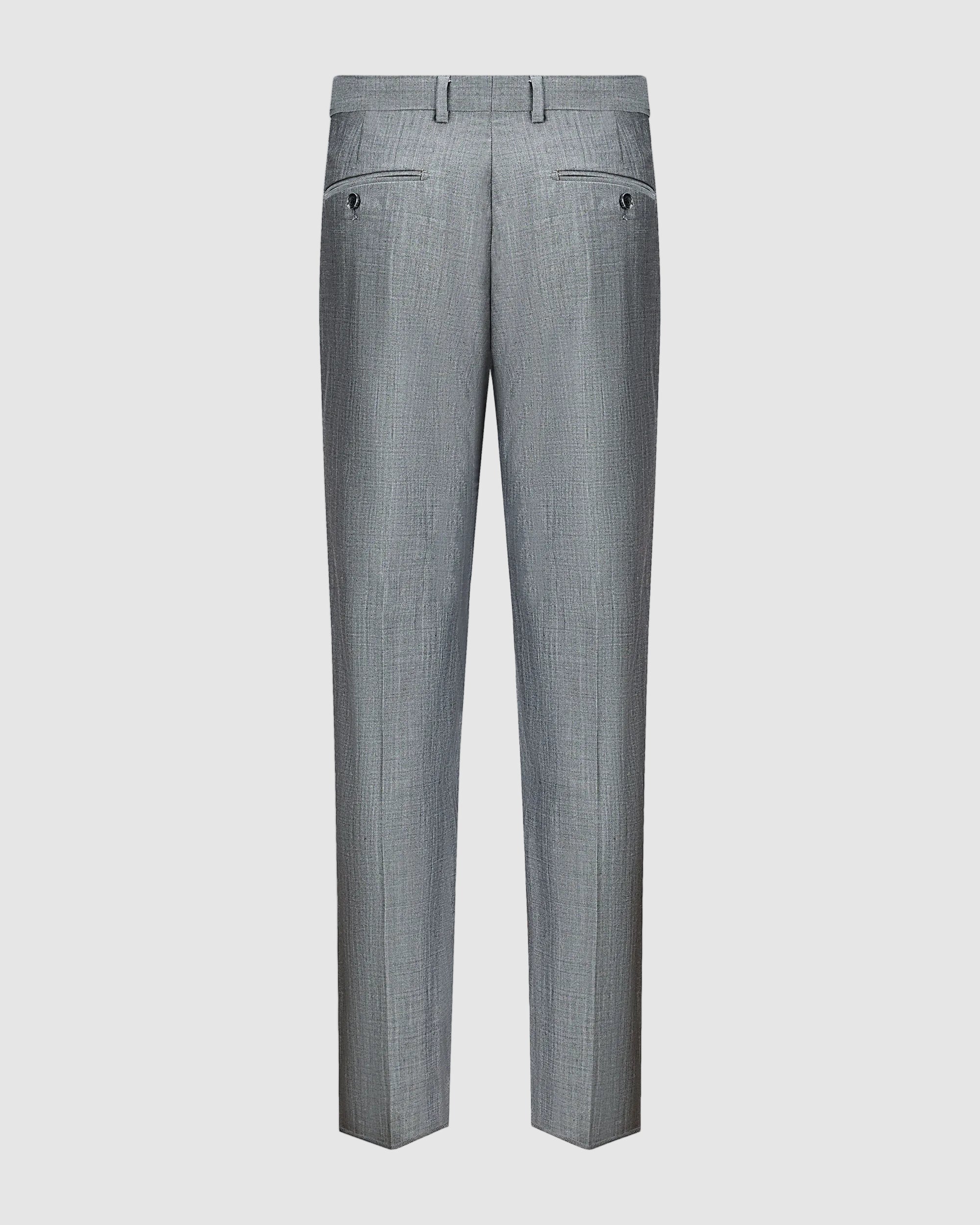 Sharkskin Tailored Fit Wool Blend Suit
