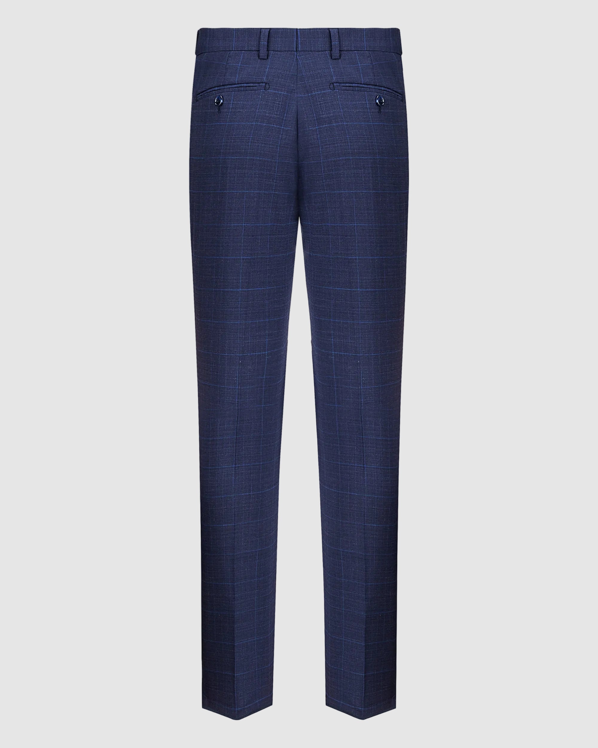 Window Plaid Tailored Fit Wool Blend Suit
