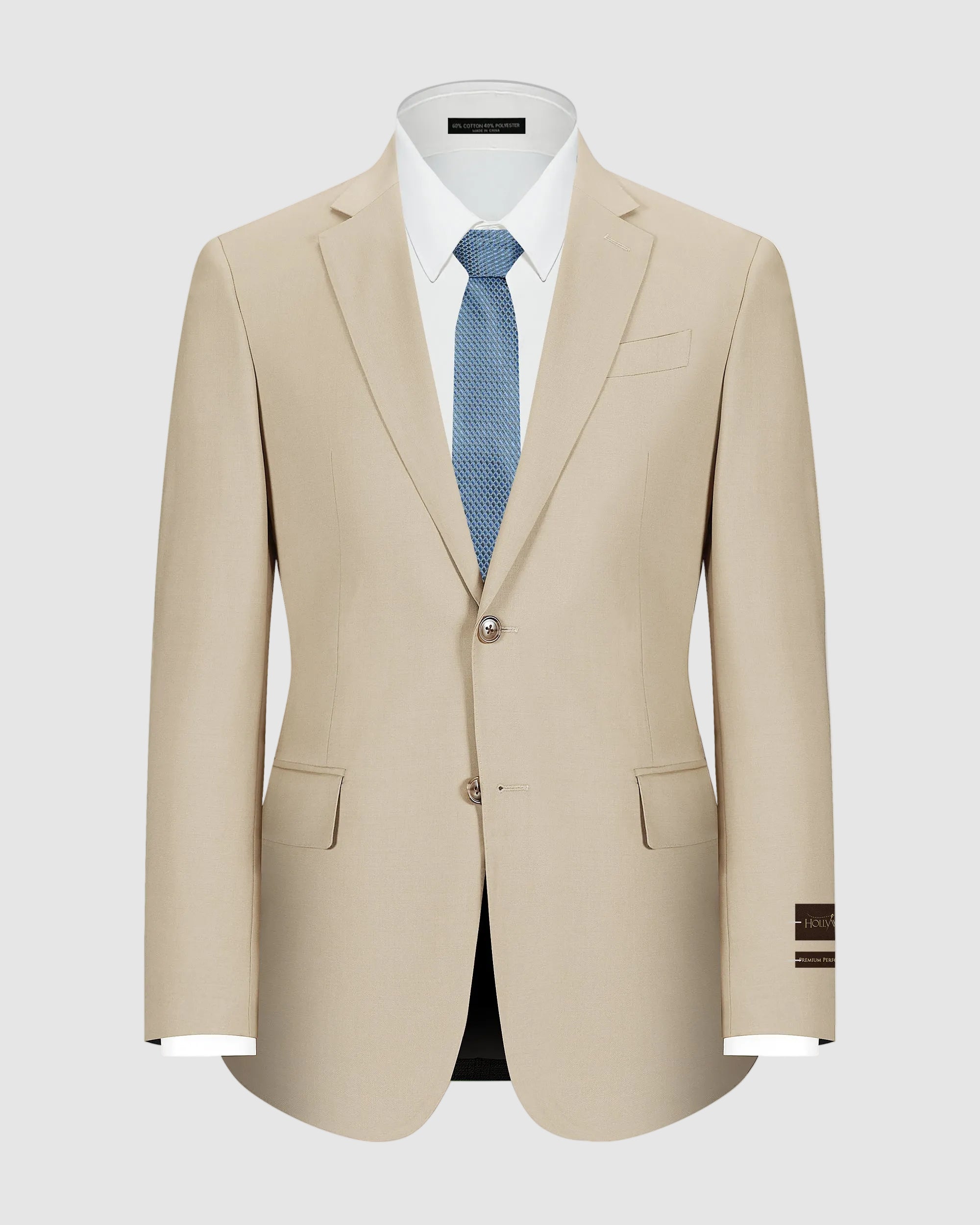 Luxury Wool Tailored Fit Suit