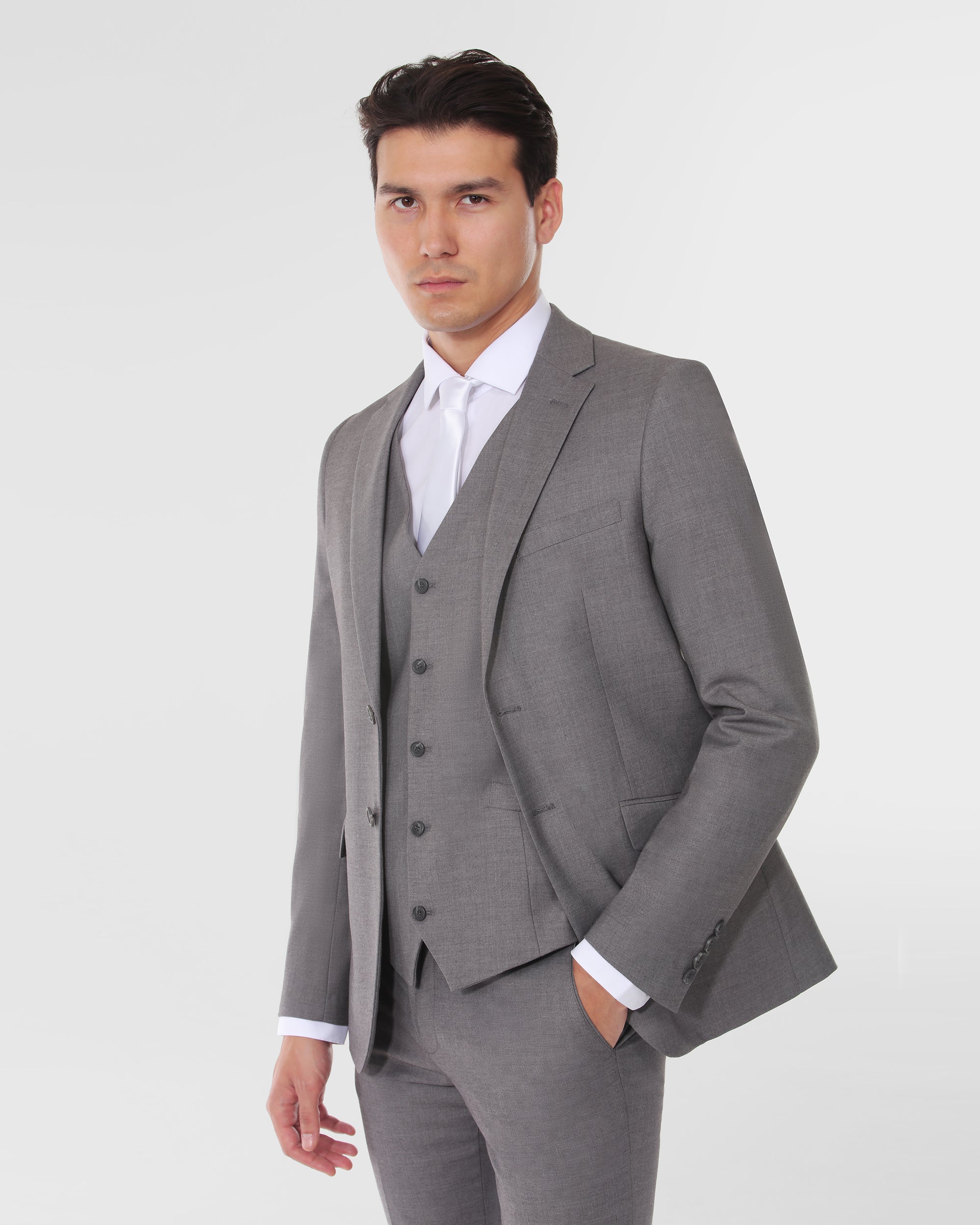 Performance Modern Fit Suit with Vest