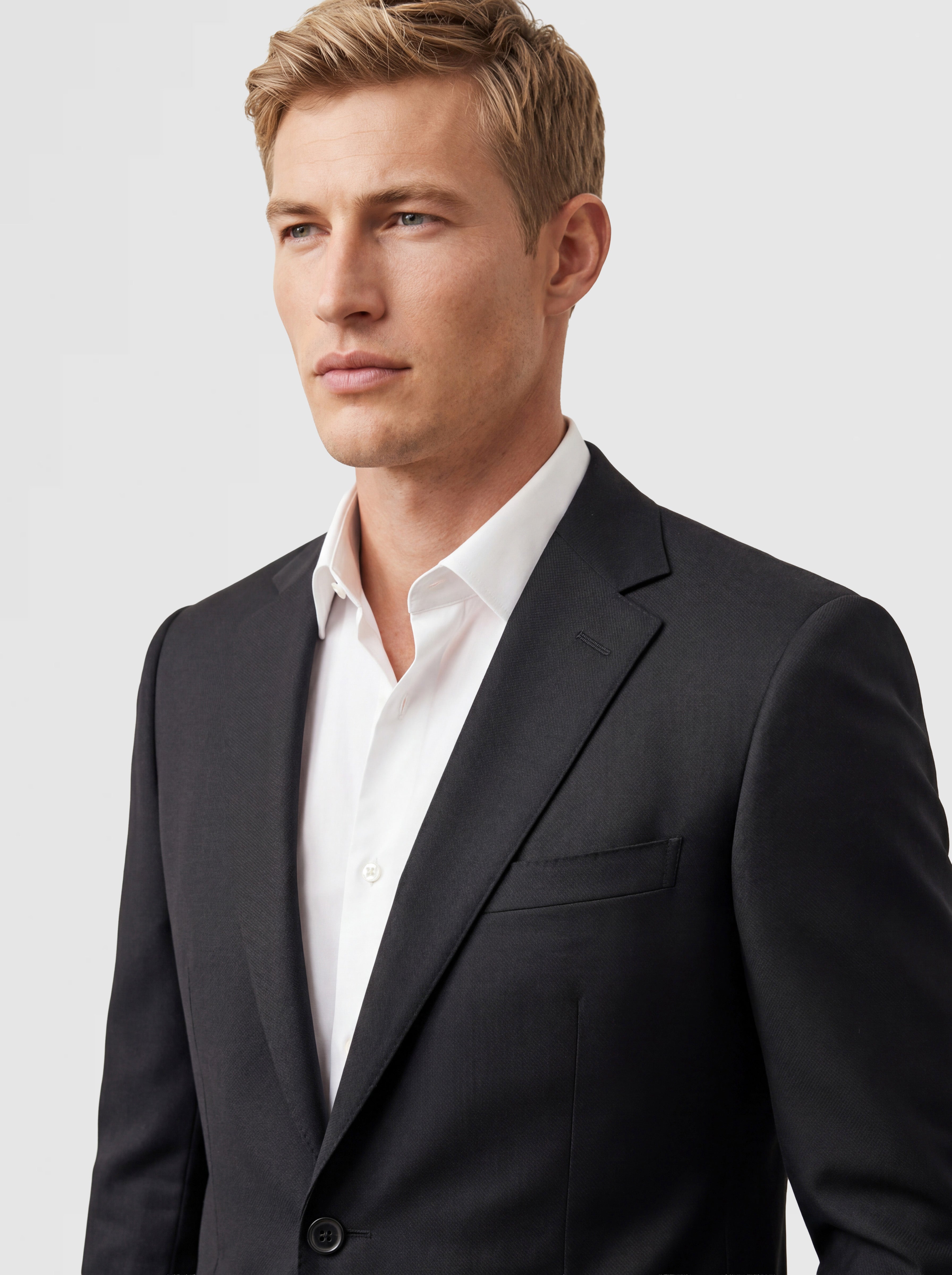 Micro Nailhead Wool Cashmere Modern Fit Suit